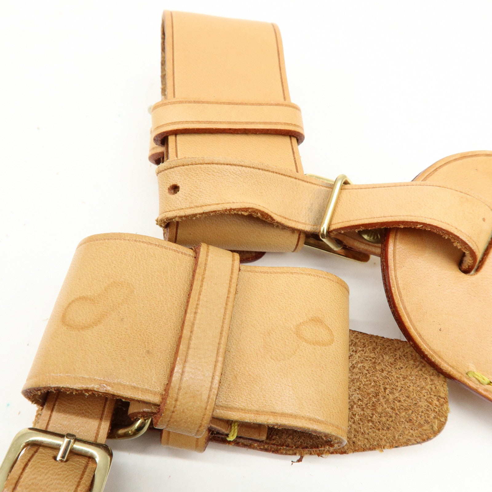 Louis Vuitton Set of 10 Leather Name Tag & Poignet