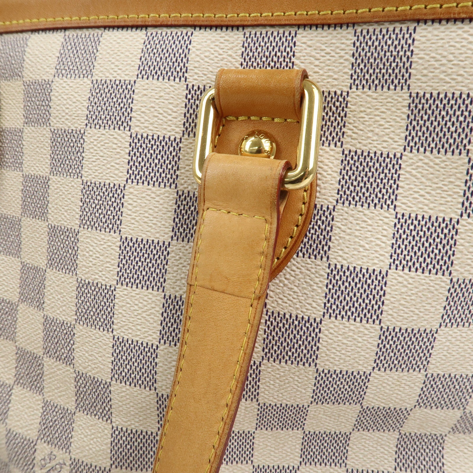 Louis Vuitton Damier Azur Hampstead PM Hand Bag Ivory N51207