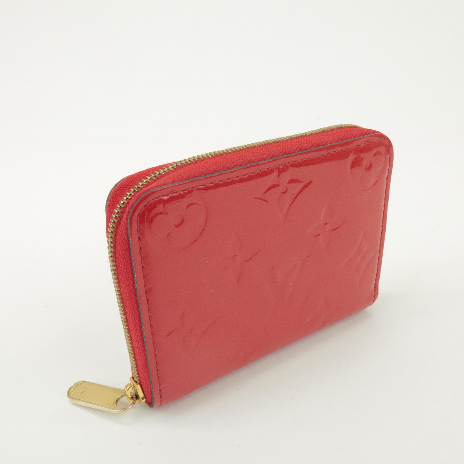 Louis Vuitton Monogram Vernis Zippy Coin Purse Pomme d'Amour M93608