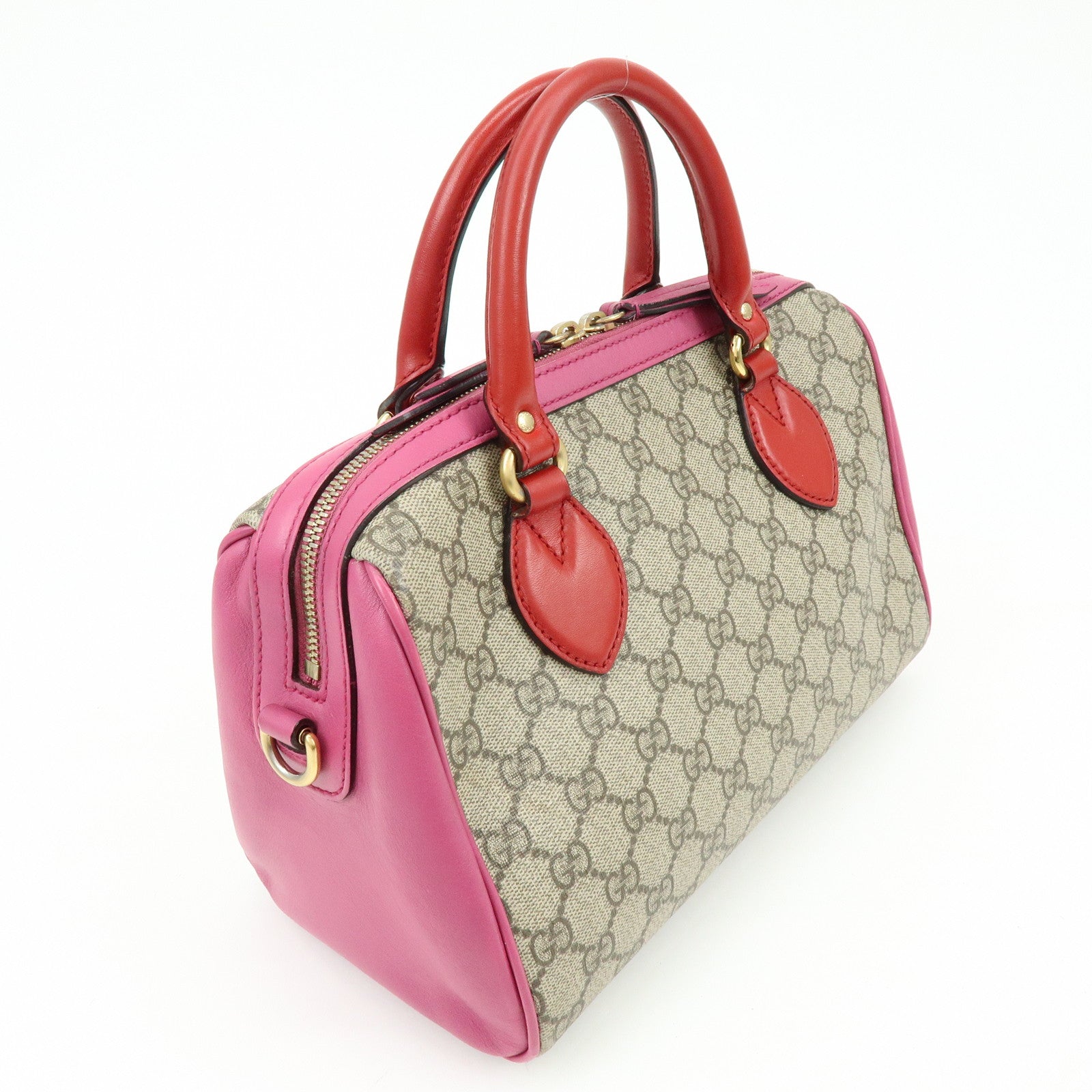 GUCCI GG Supreme Leather 2Way Bag Hand Bag Shoulder Bag 409529