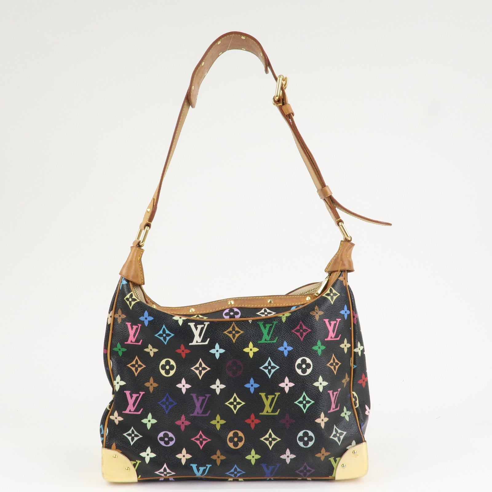 Louis Vuitton Monogram Multicolor Boulogne Shoulder Bag Noir M92638 Used