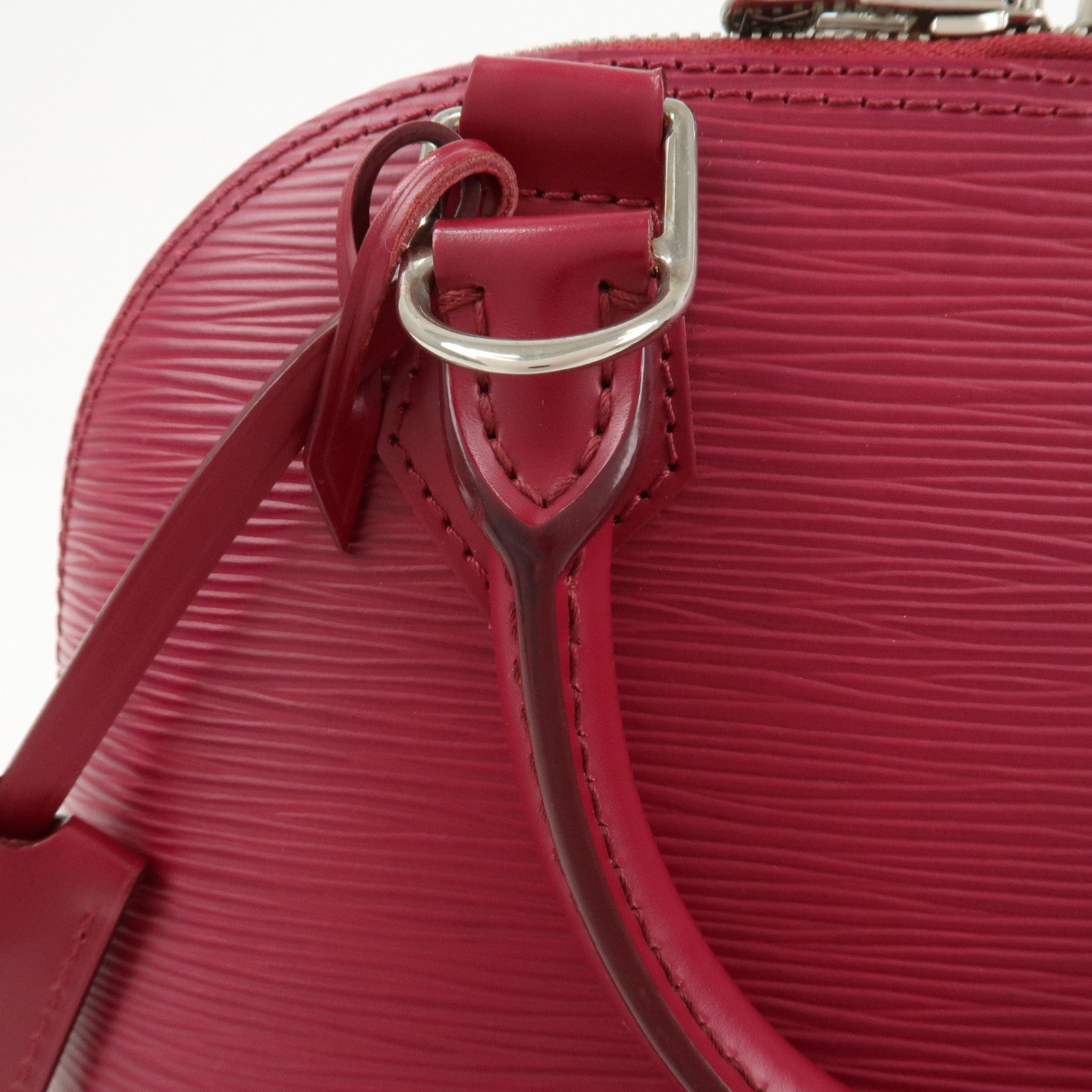 Louis Vuitton Epi Alma BB Hand Bag Shoulder Bag Fuchsia M40851