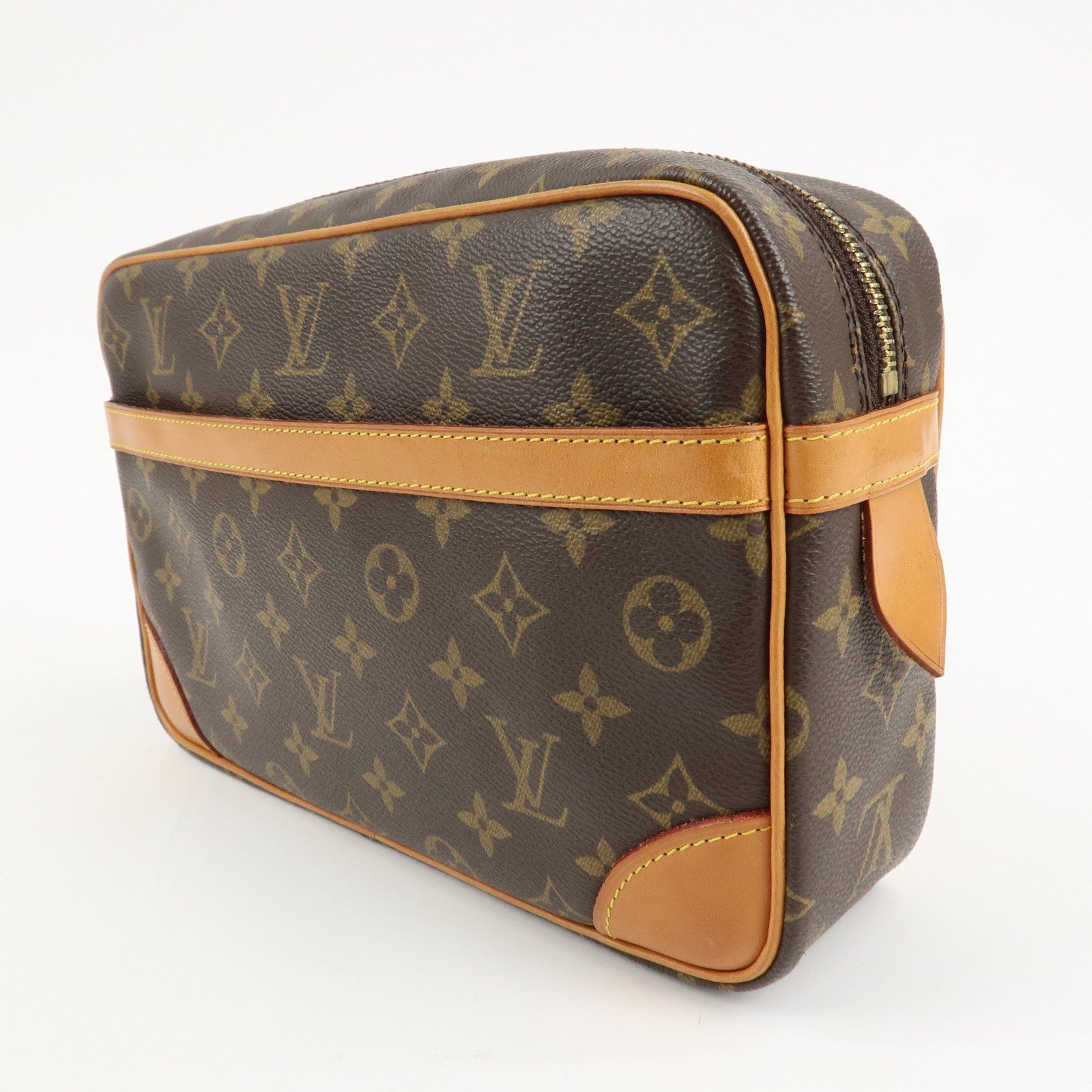Louis Vuitton Monogram Compiegne 28 Pouch Clutch Bag M51845 Used