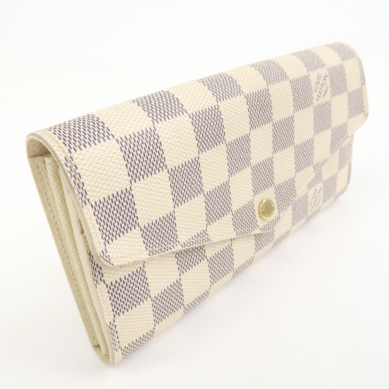Louis Vuitton Damier Azur Portefeuille Sarah Long Wallet N63208