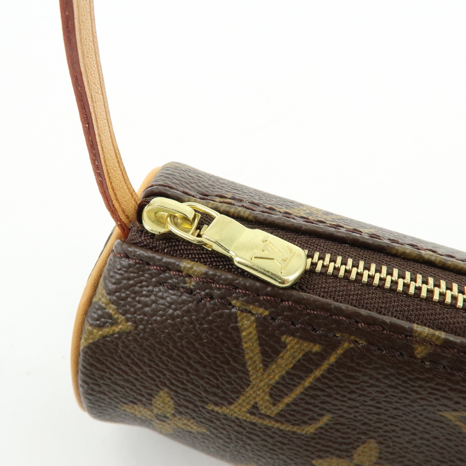 Louis Vuitton Monogram Canvas Mini Pouch for Papillon Bag Brown