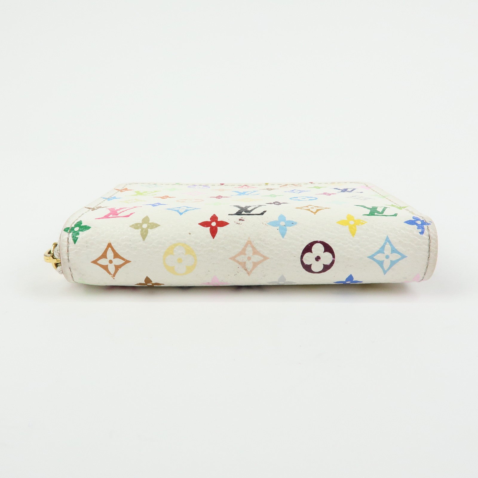 Louis Vuitton Monogram Multicolor Zippy Coin Purse Blanc M66548