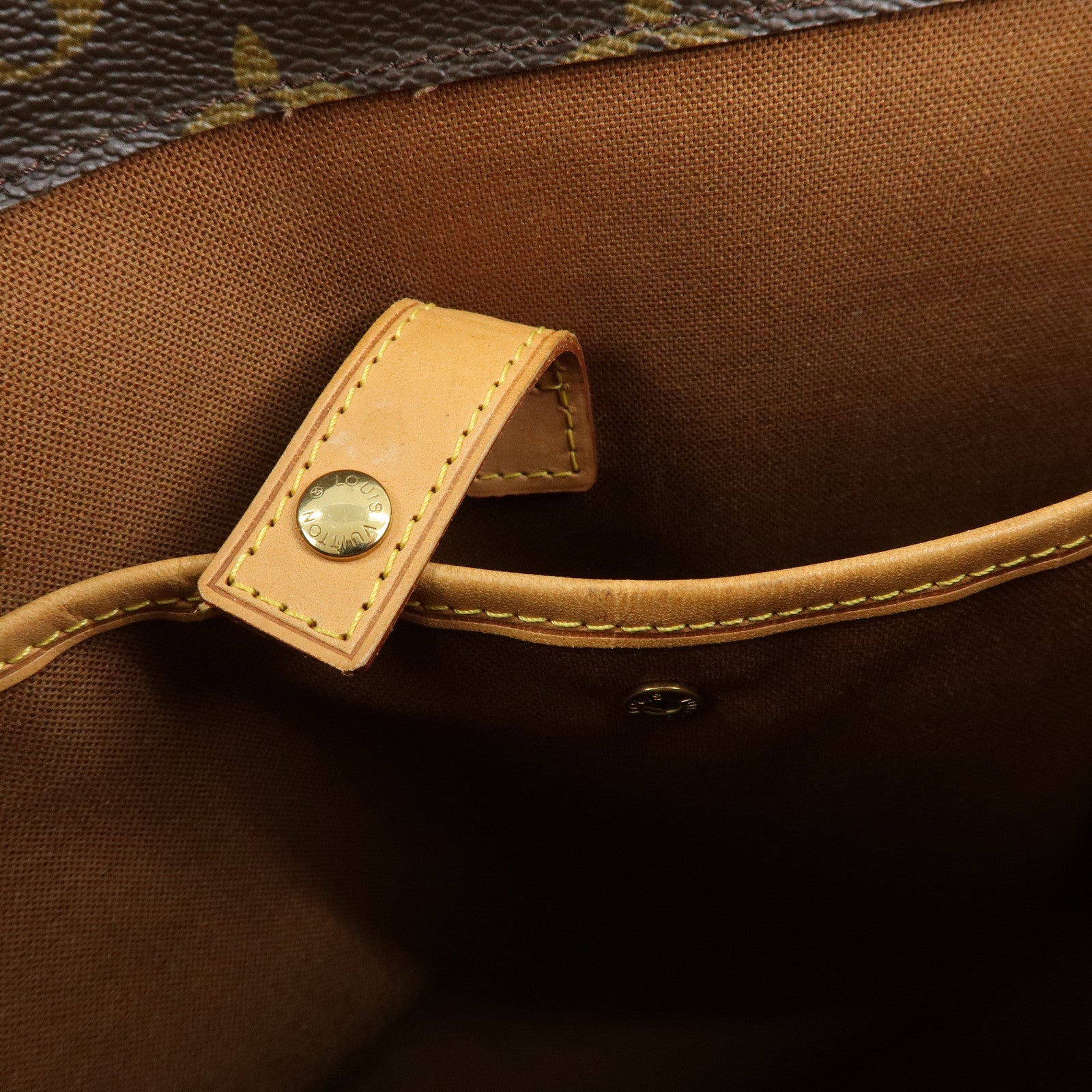 Louis Vuitton Monogram Vavin GM Cancas Tote Bag Brown M51170