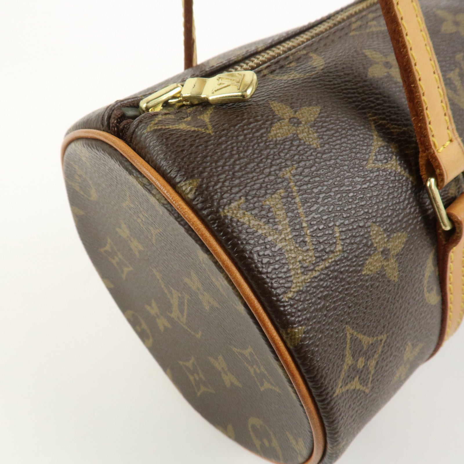 Louis Vuitton Monogram Papillon 26 Hand Bag Brown M51386