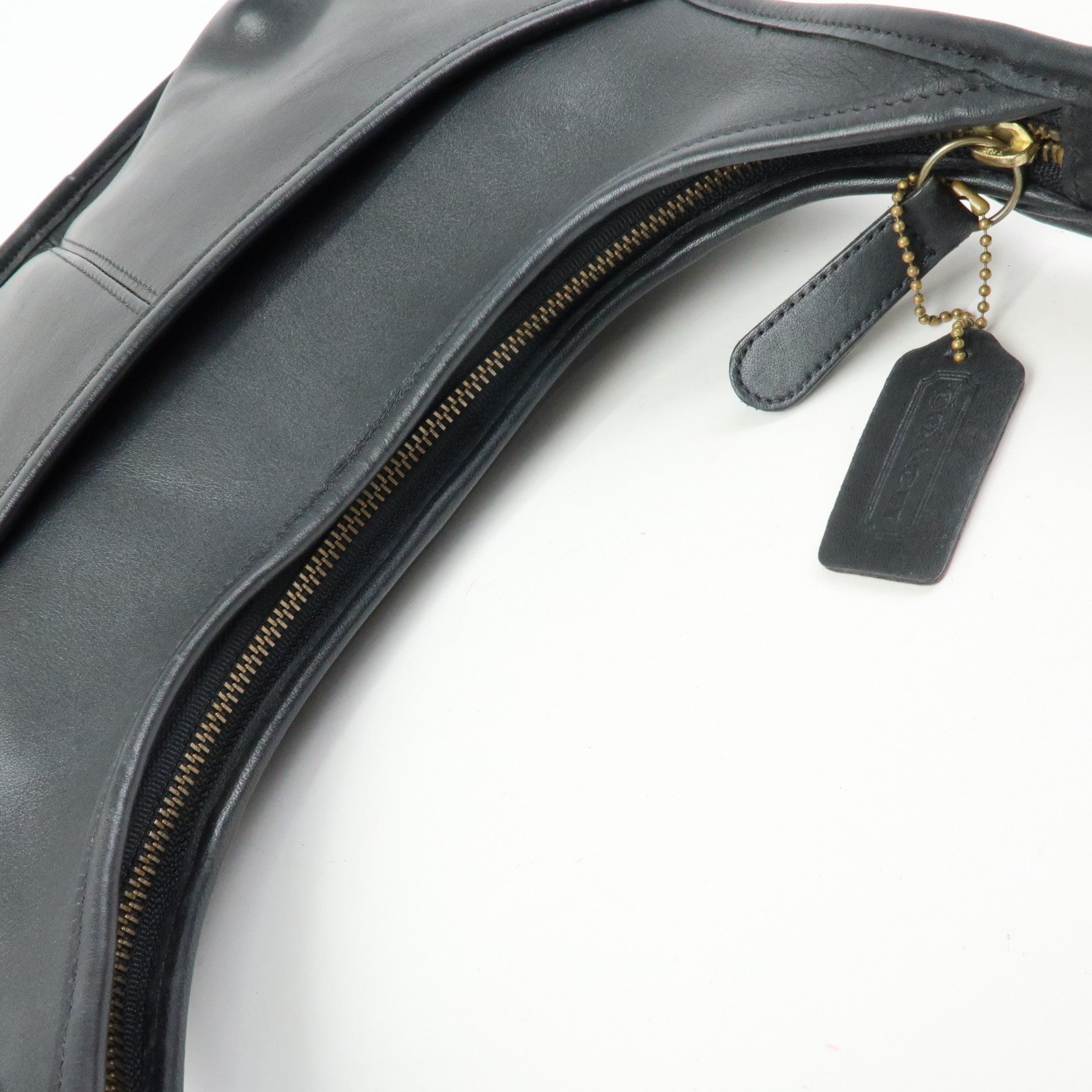 COACH Ergo Leather Shoulder Bag Hand Bag Black