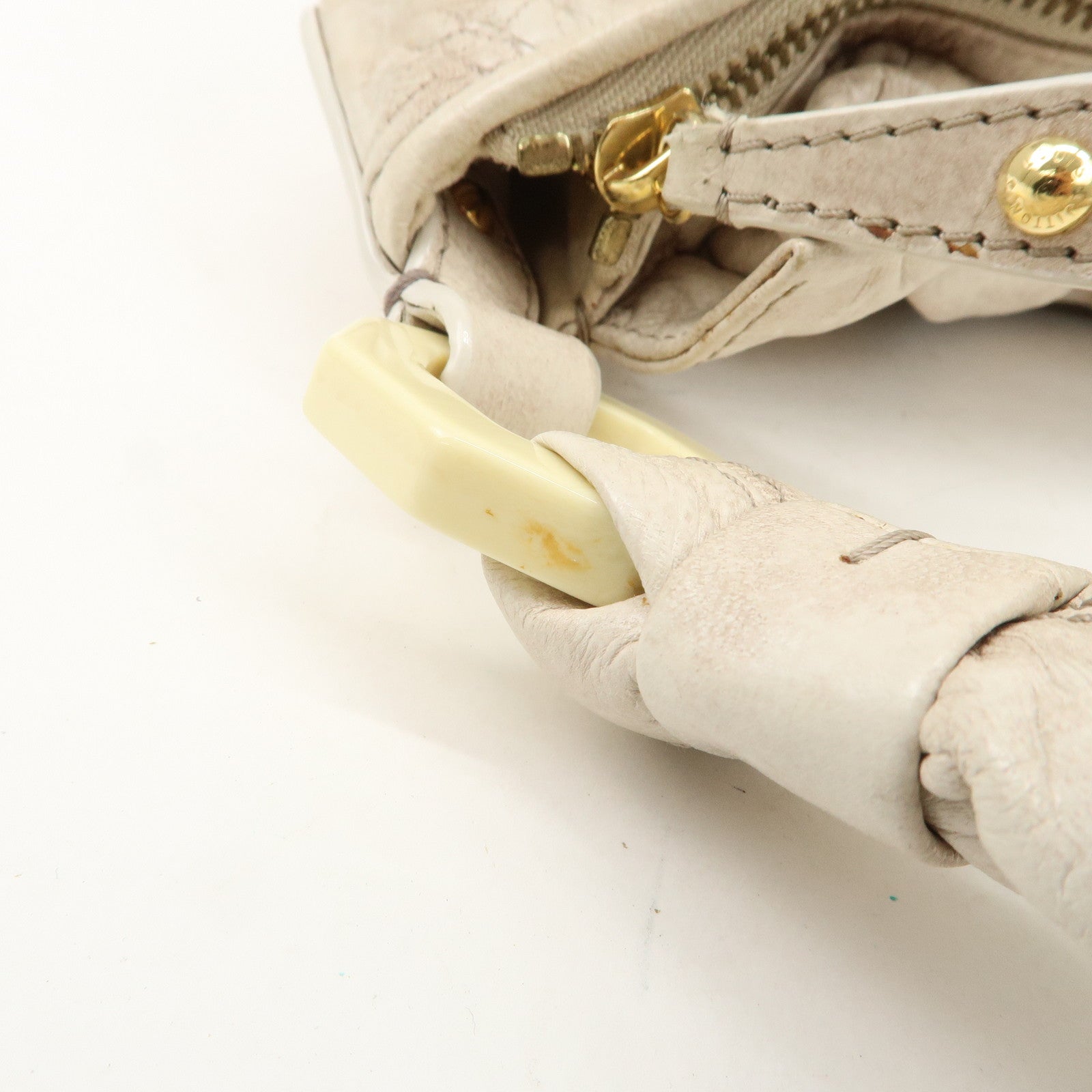 Louis Vuitton Leather Monogram O Lamp Nimbs GM Shoulder Bag M95423 Used