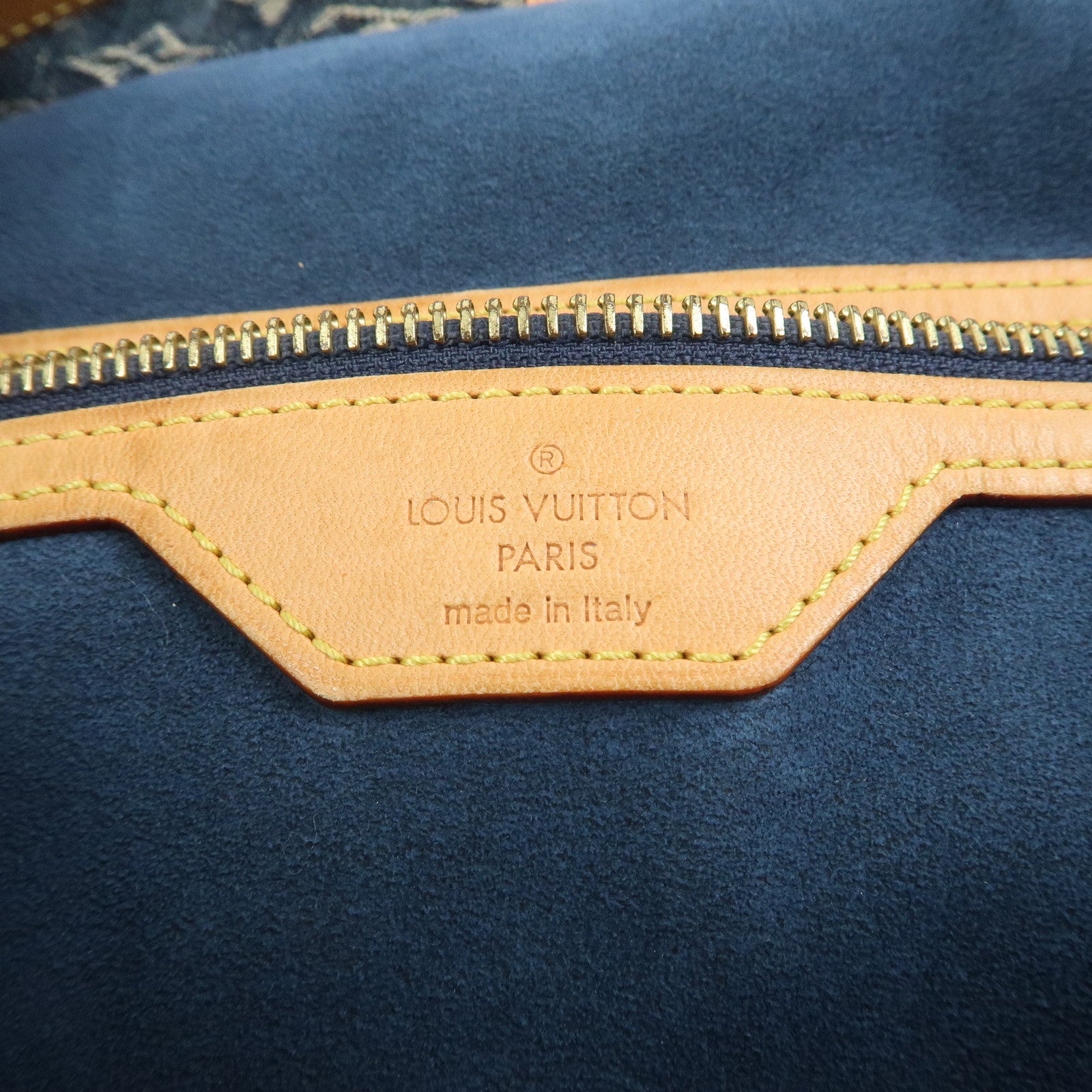 Louis Vuitton Monogram Denim Daily GM Shoulder Bag Hand Bag M40493