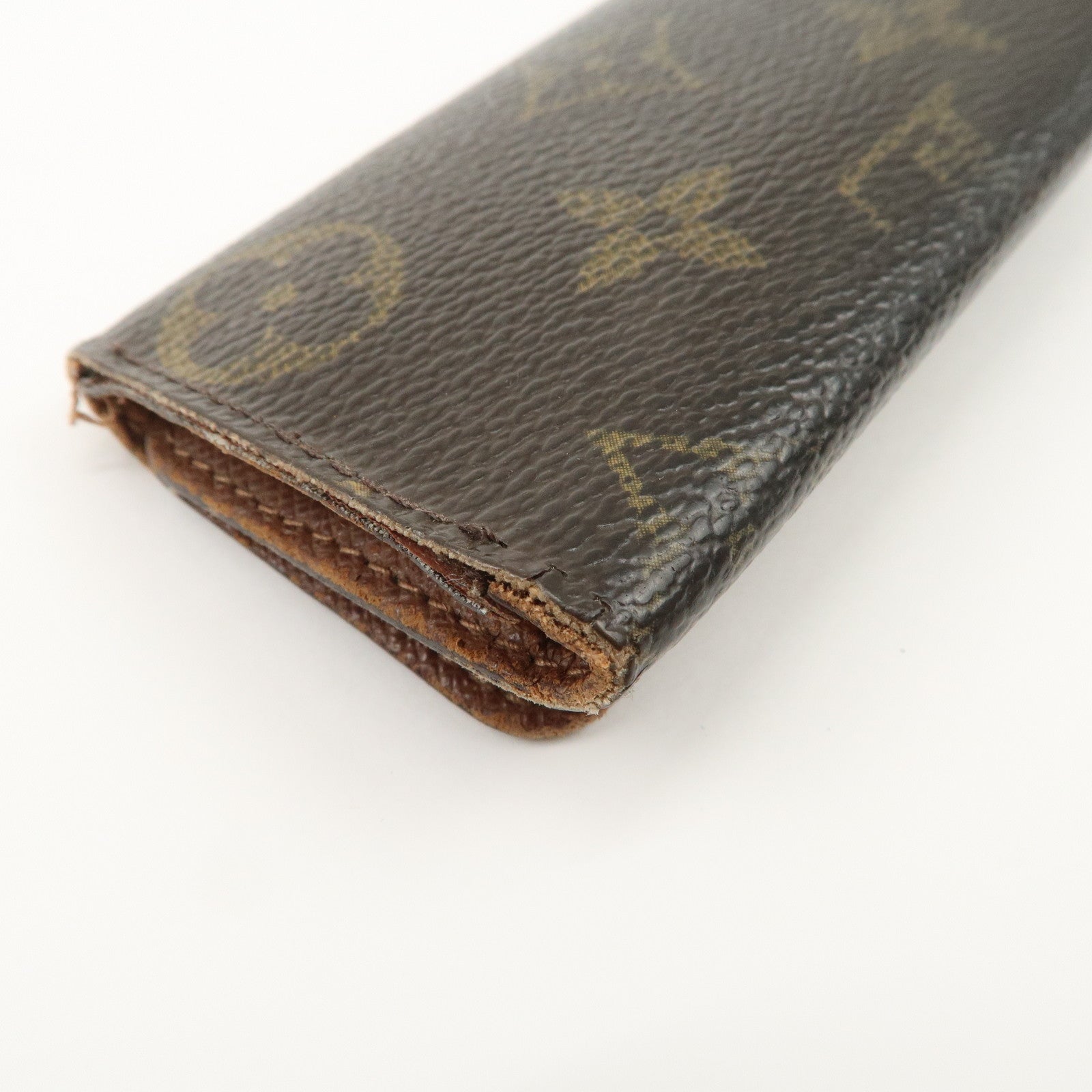 Louis Vuitton Monogram Epi Set of 3 Multicles 4 Key Case Blue Red Used