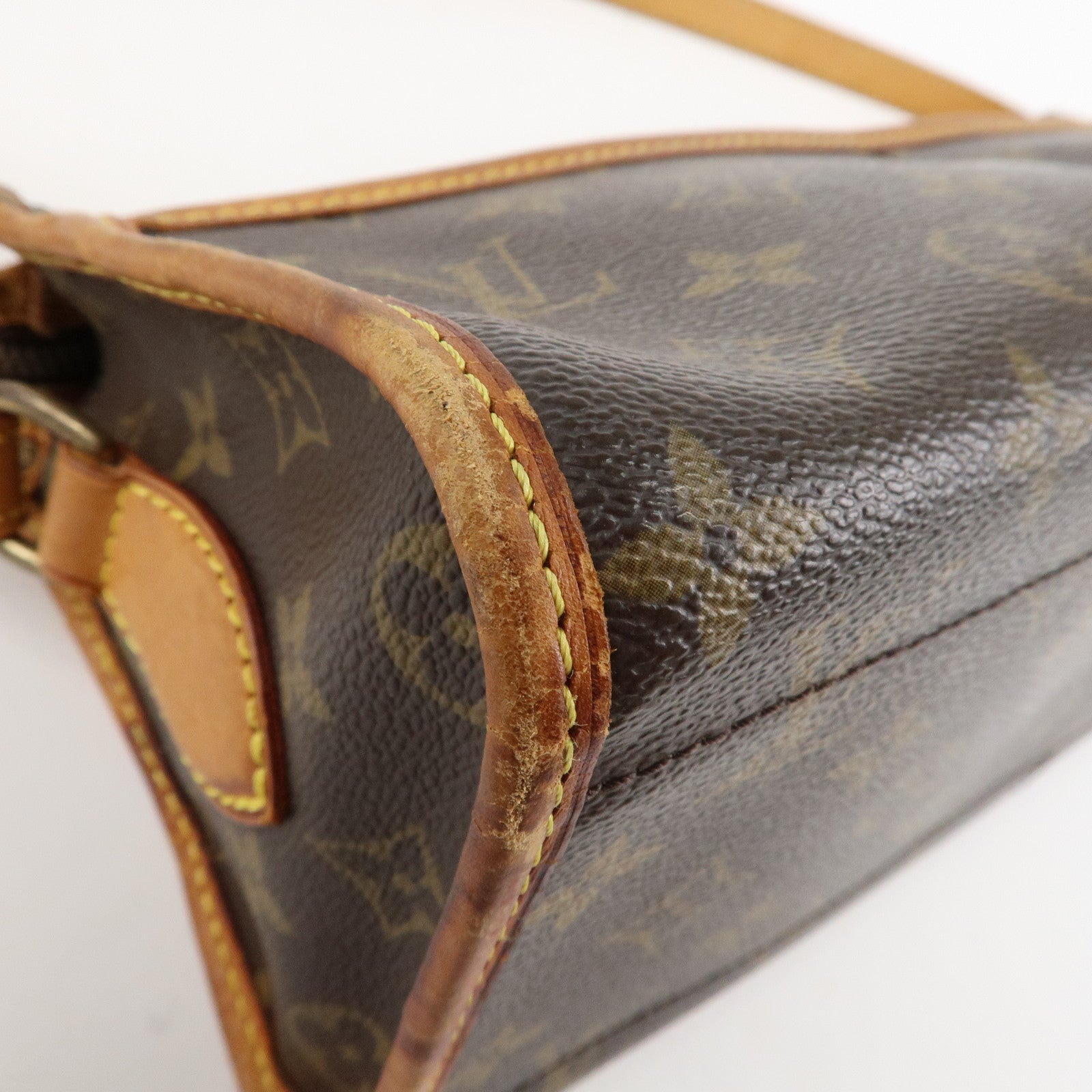 Louis Vuitton Monogram Popincourt Long Shoulder Bag Brown M40008 Used