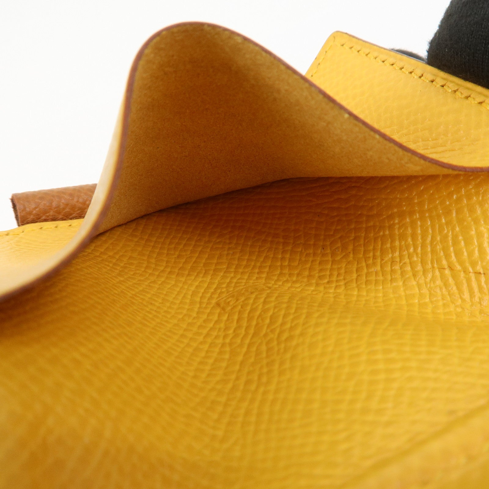 HERMES Agenda PM Leather Planner Cover □B Stamped Gold