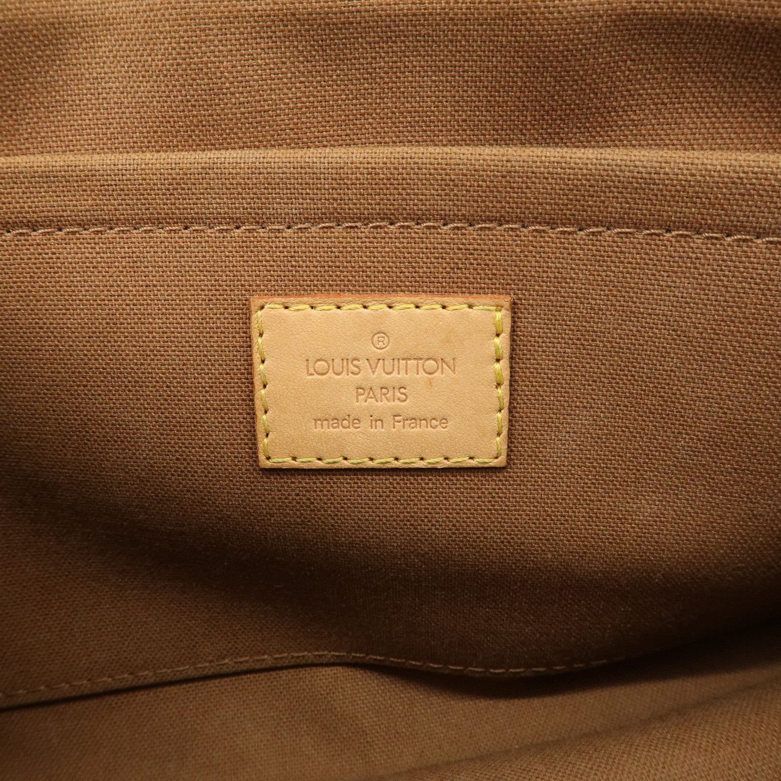 Louis Vuitton Monogram Popincourt Hand Bag Brown M40009 Used