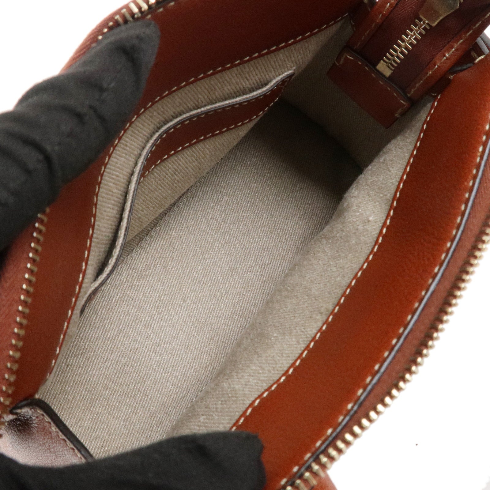 Chloe Edith Leather 2Way Bag Shoulder Bag Hand Bag Brown