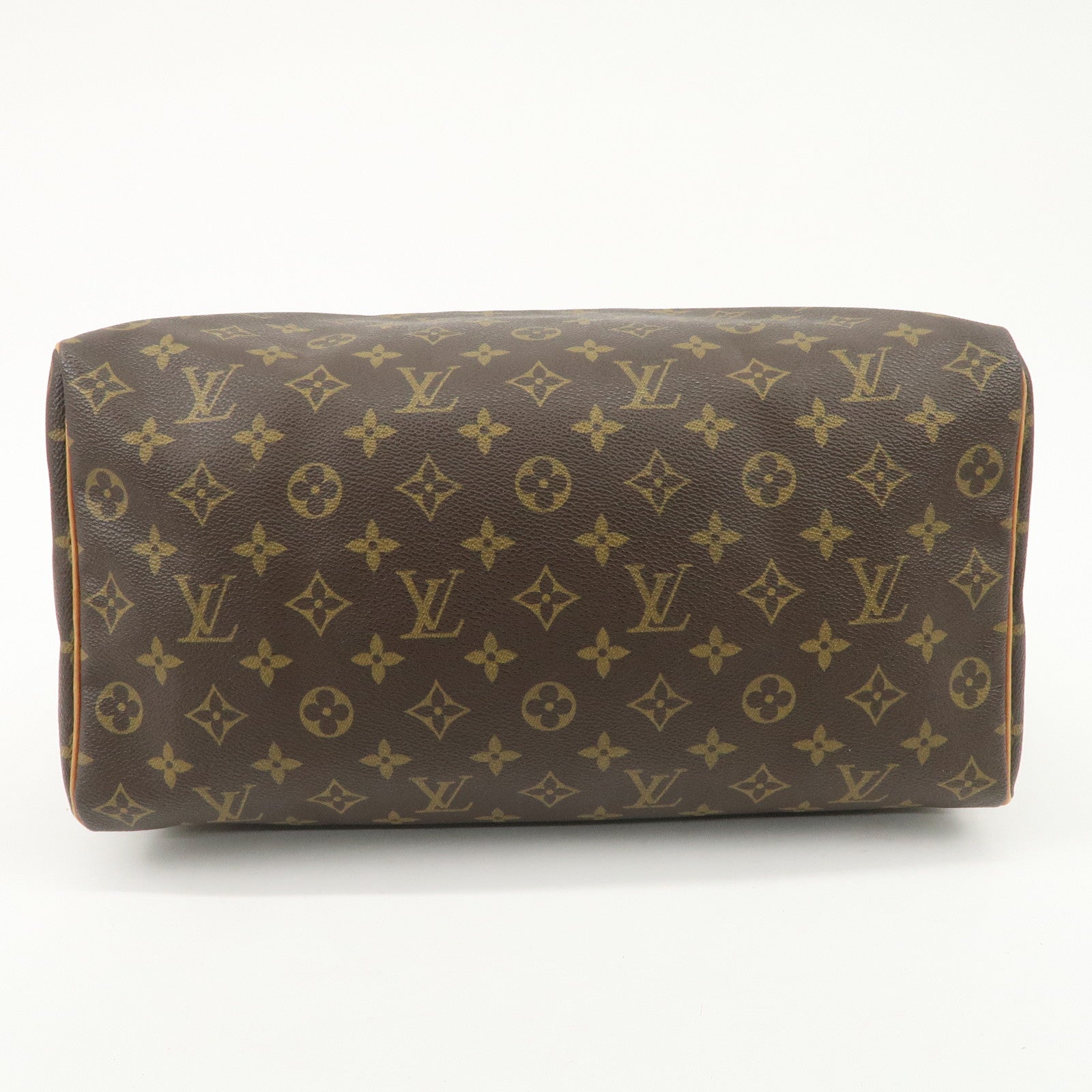 Louis Vuitton Monogram Speedy 35 Boston Bag Brown M41524