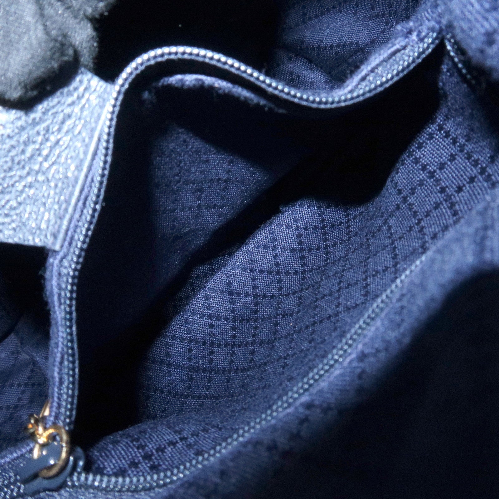 GUCCI Bamboo 2Way Bag Hand Bag Shoulder Bag Dark Navy 001繝サ2865