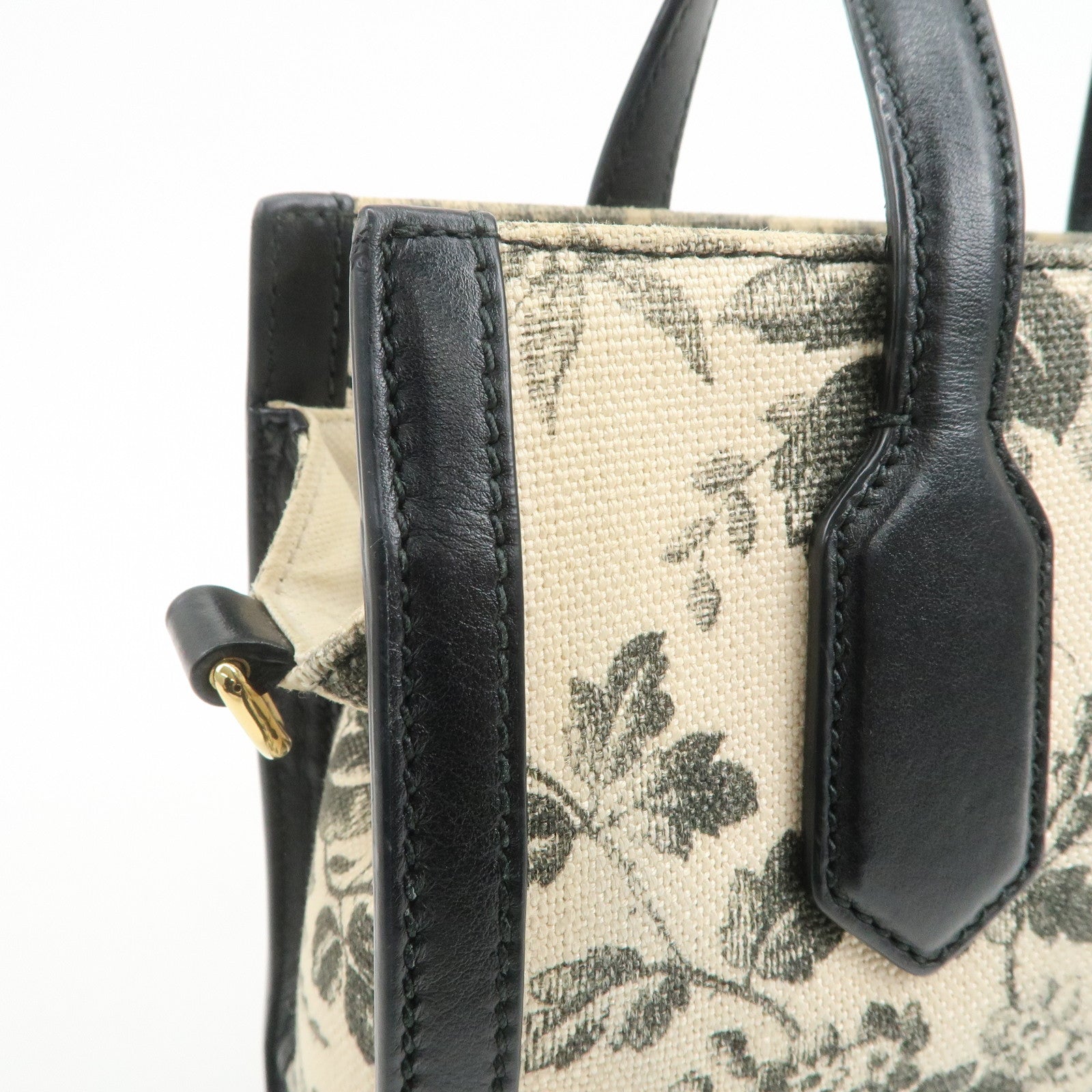 GUCCI GG Ribbon Herbarium 2Way Bag Hand Bag Shoulder Bag 443089