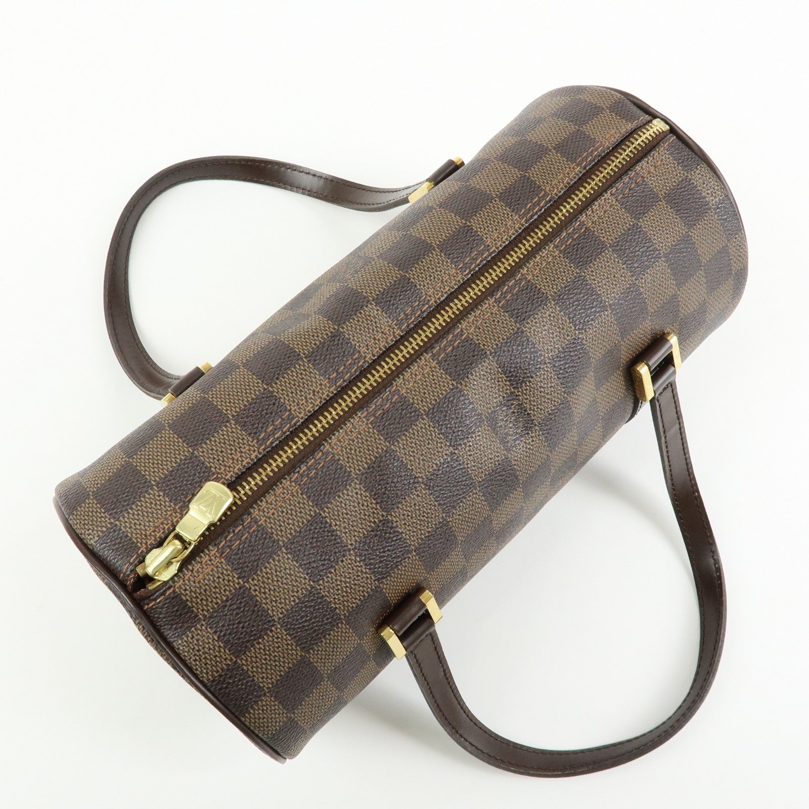 Louis Vuitton Damier Ebene Papillon 26 Hand Bag Brown N51304