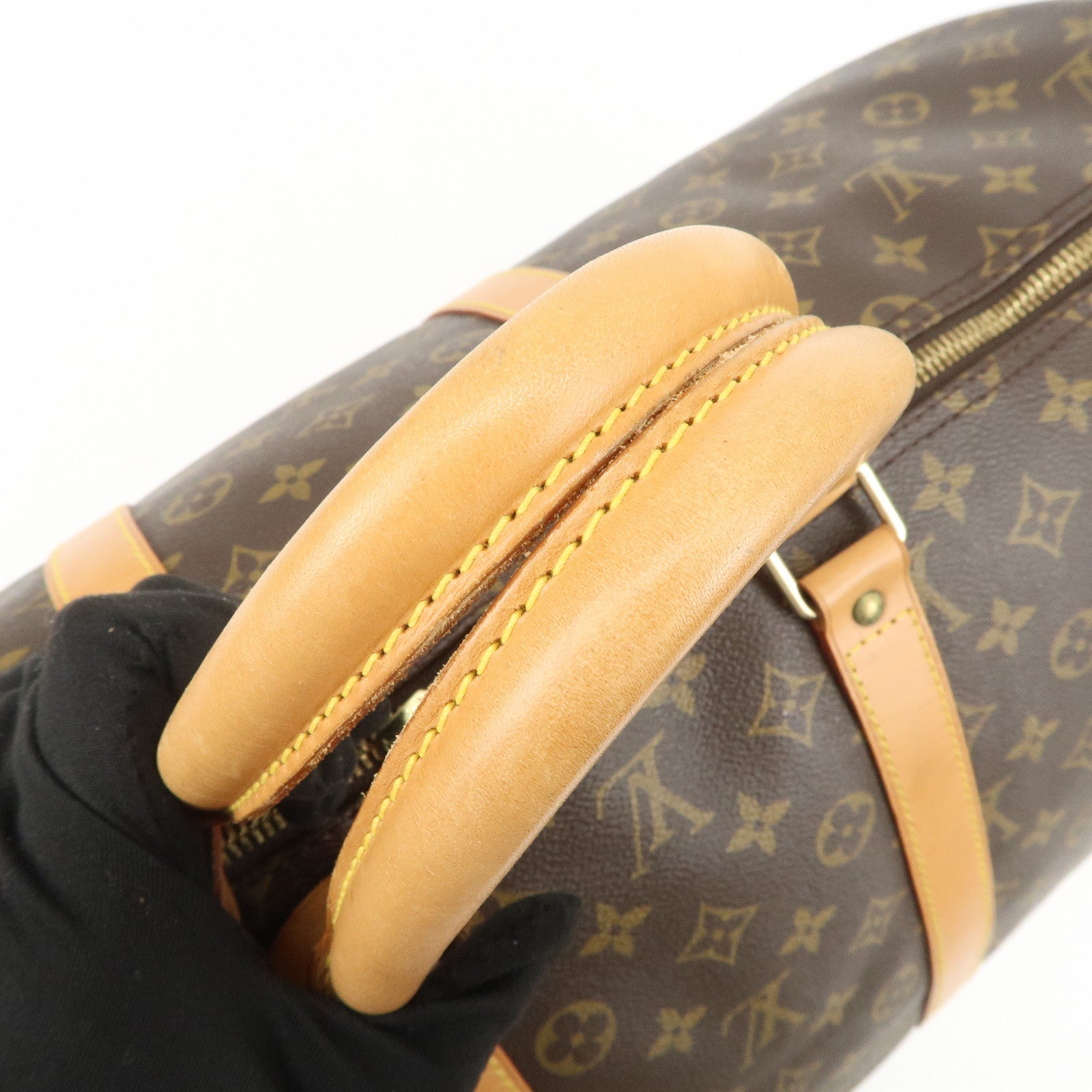 Louis Vuitton Monogram Keep All Bandouliere 55 Boston Bag M41414