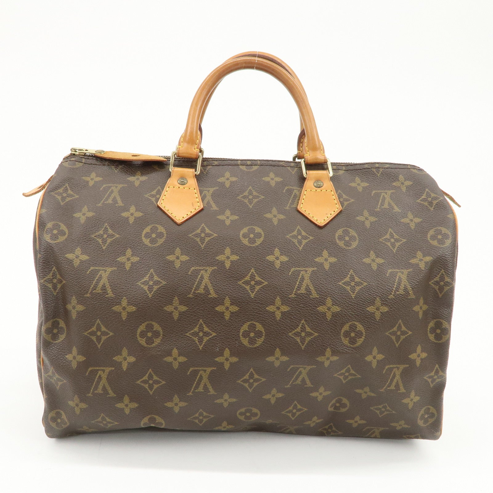 Louis Vuitton Monogram Canvas Speedy 35 Boston Bag Hand Bag M41524