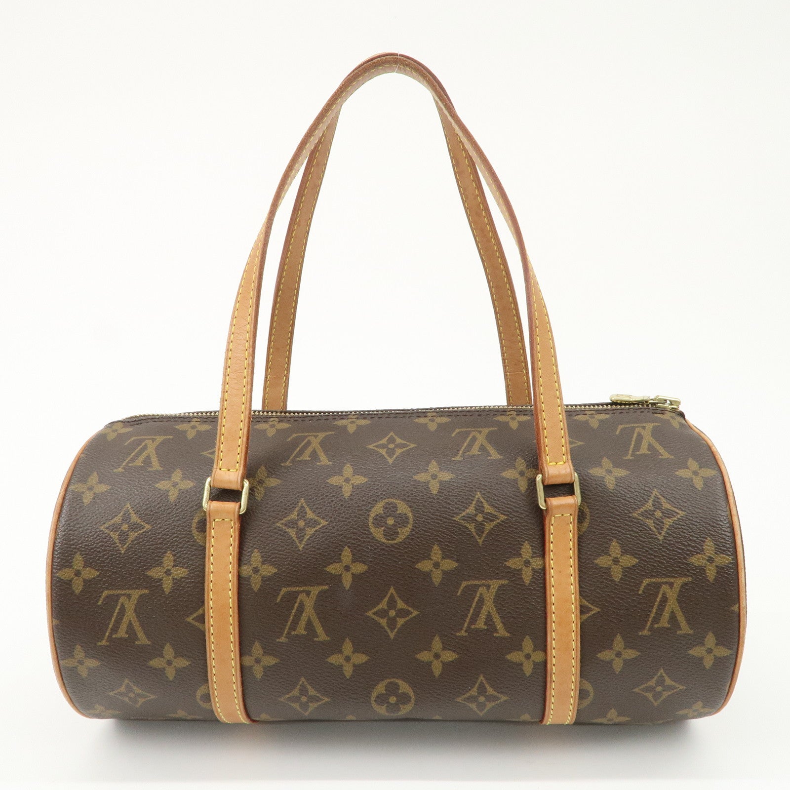 Louis Vuitton Monogram Papillon 30 Hand Bag New Style Brown M51385