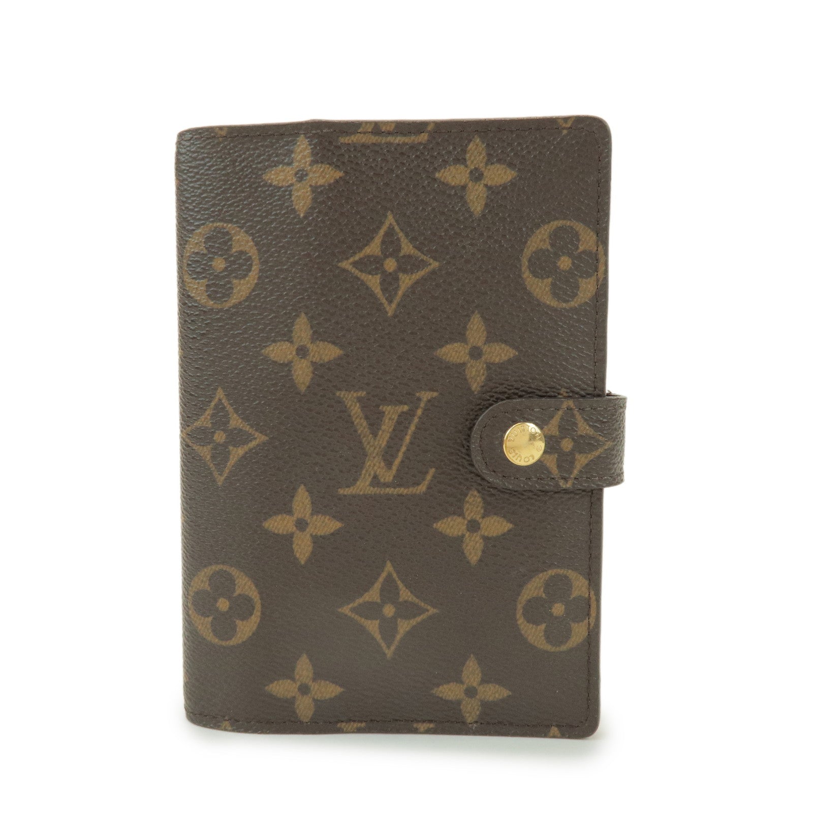 Louis Vuitton Monogram Agenda PM Planner Cover Brown R20005