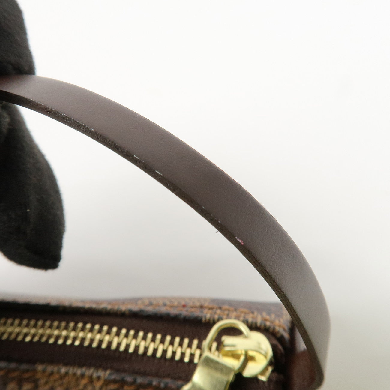 Louis Vuitton Damier Mini Pouch for Papillon Bag Damier Ebene Used