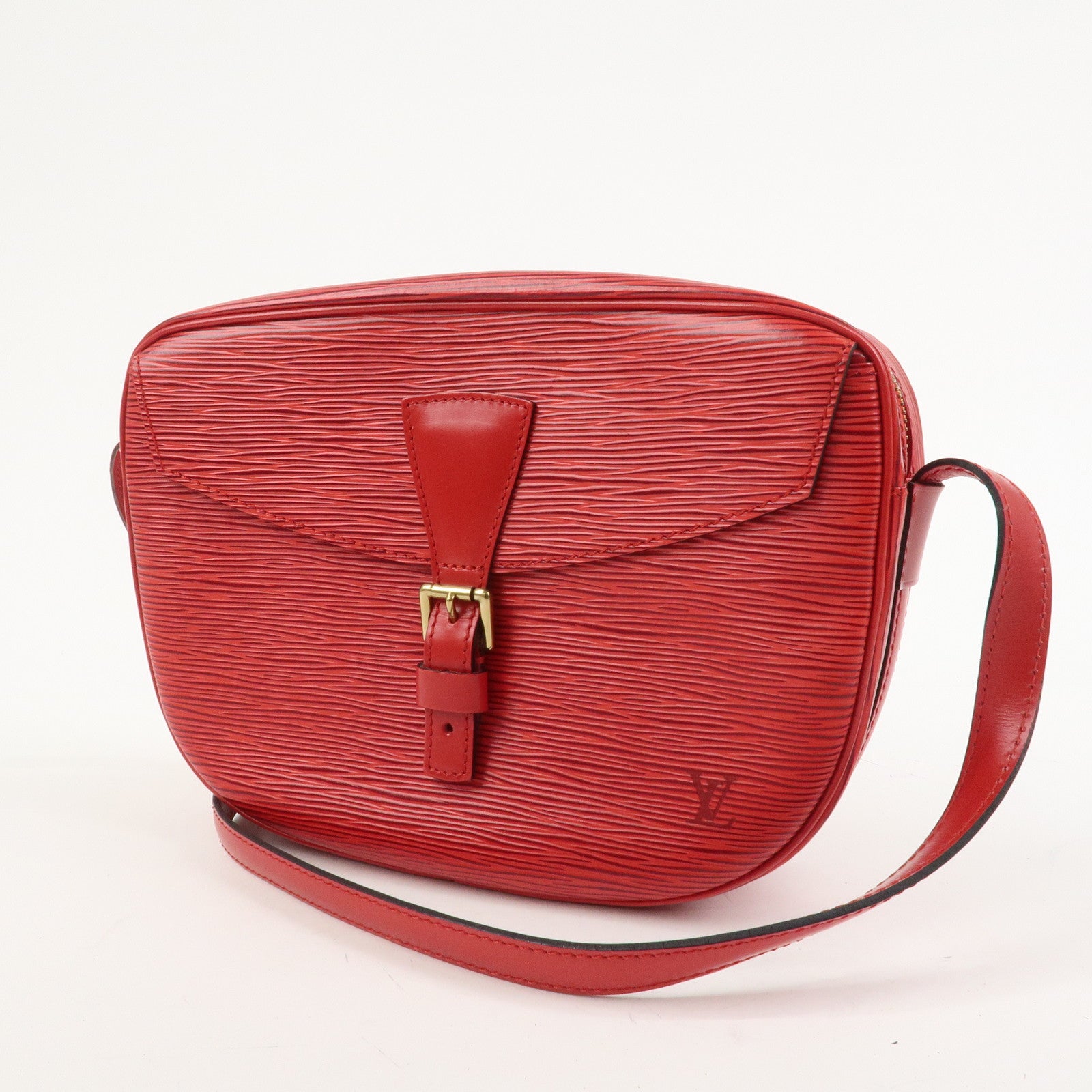 Louis Vuitton Epi Jeune Fille Shoulder Bag Castilian Red M52157