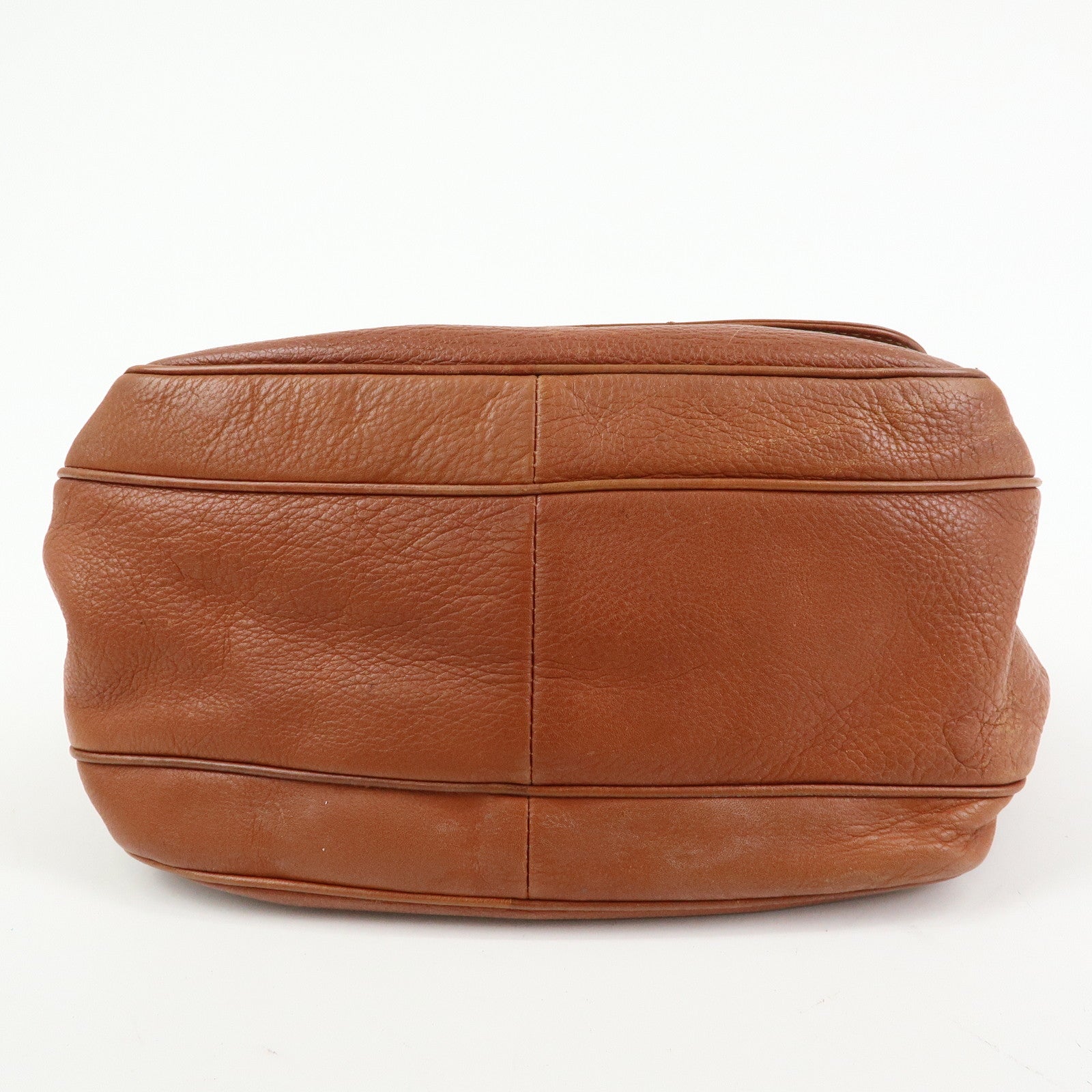 LOEWE Anagram Leather Shoulder Bag Crossbody Bag Brown