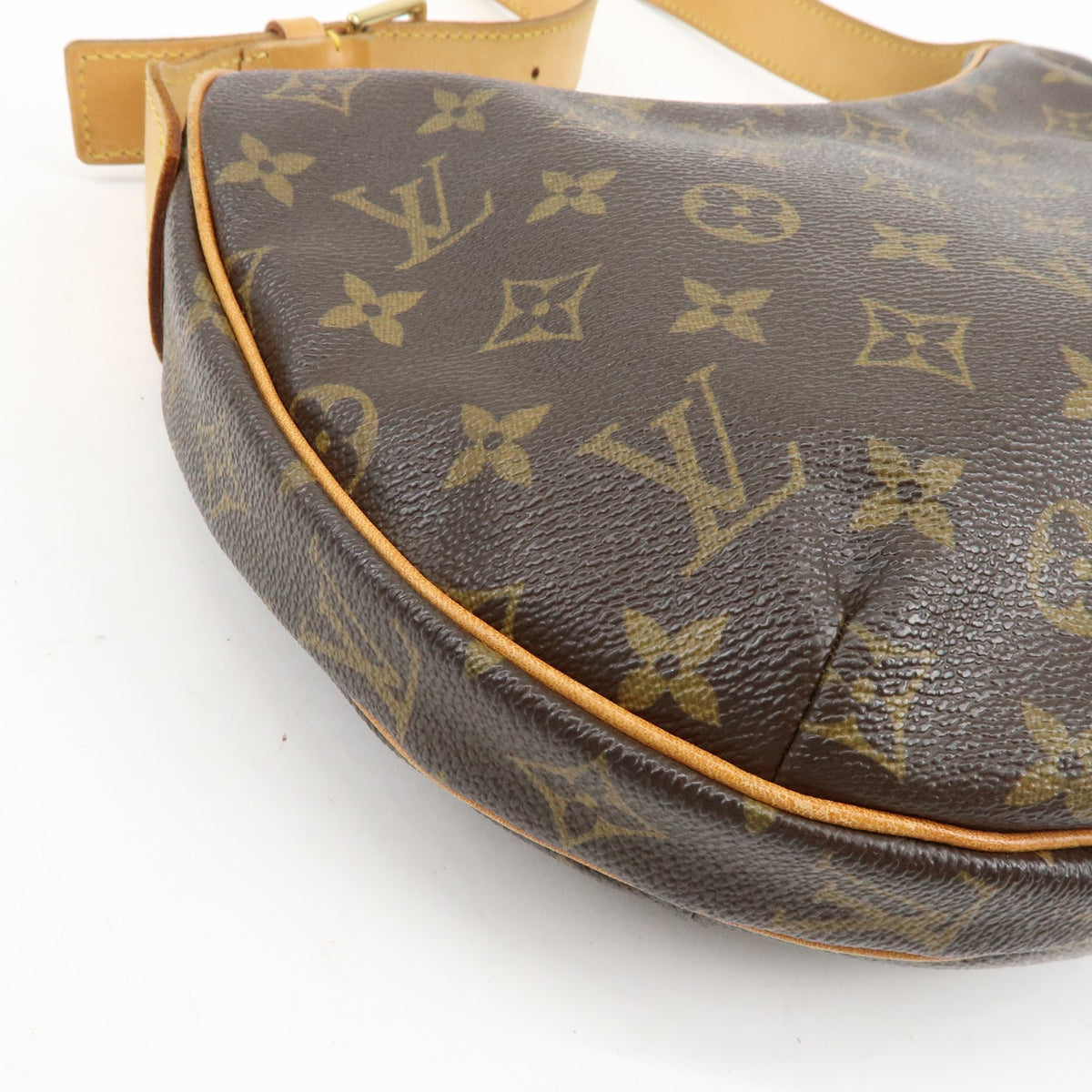 Louis Vuitton Monogram Croissant MM Shoulder Bag Brown M51512