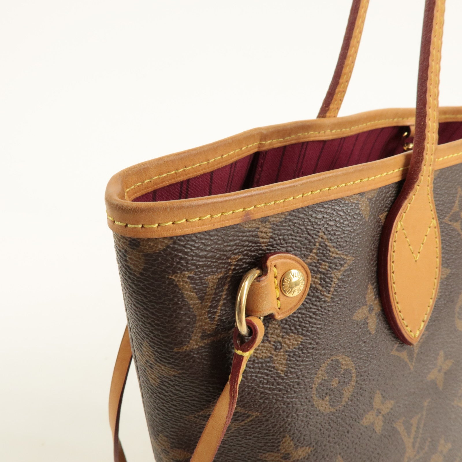 Louis Vuitton Monogram Neverfull PM Tote Bag Brown M41245 Used