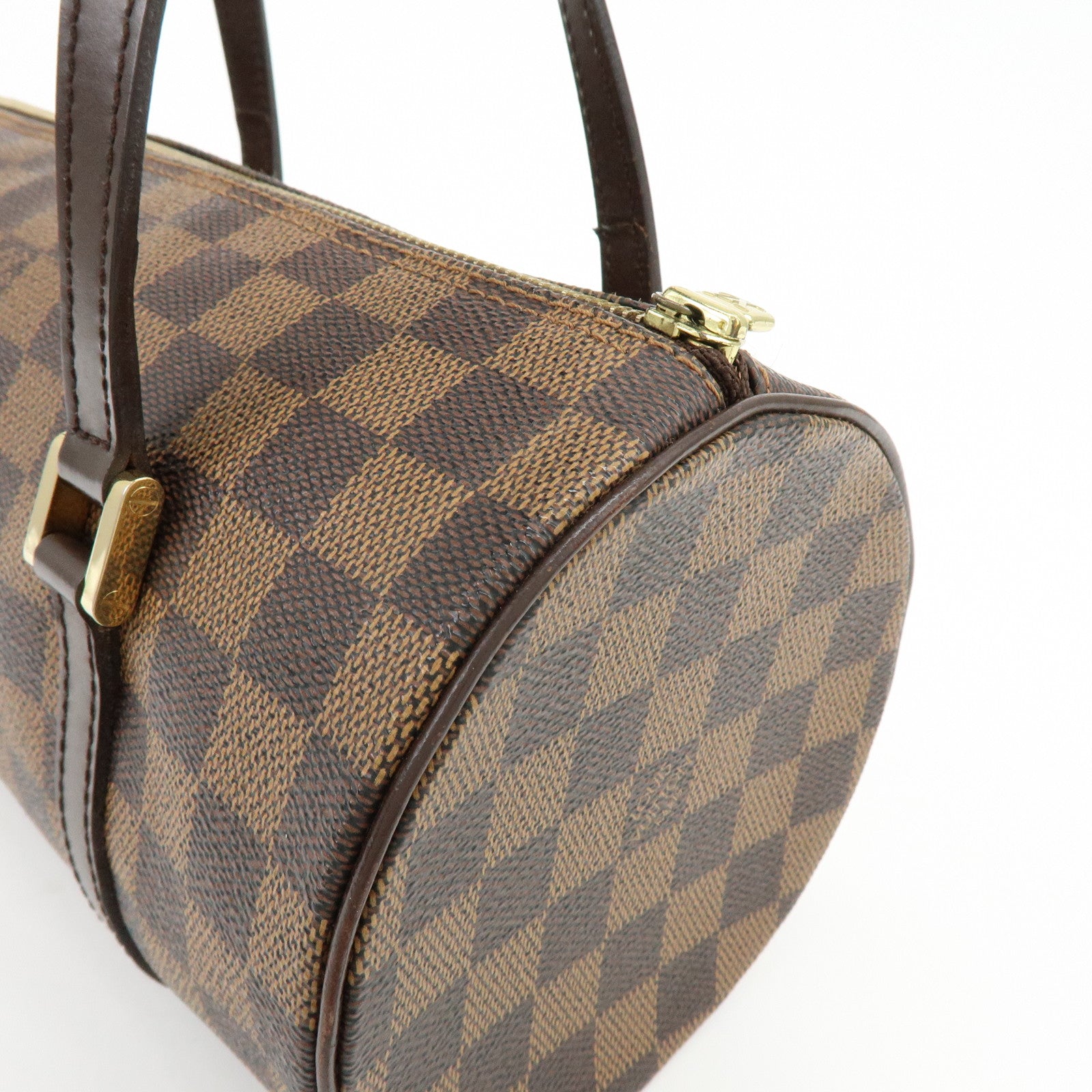 Louis Vuitton Damier Ebene Papillon 26 Hand Bag Brown N51304