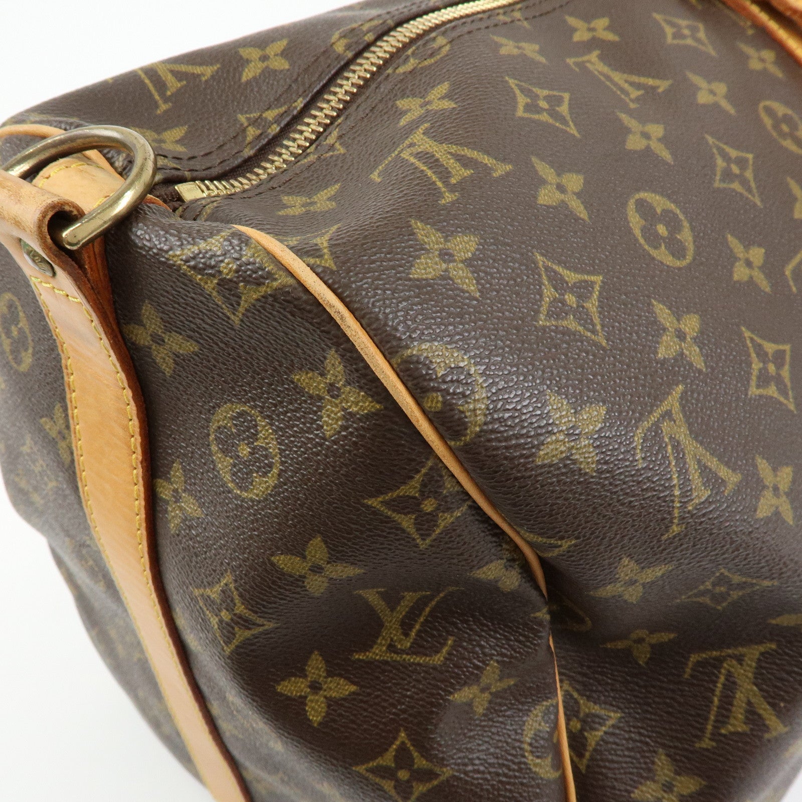 Louis Vuitton Monogram Keep All Bandouliere 55 Boston Bag M41414