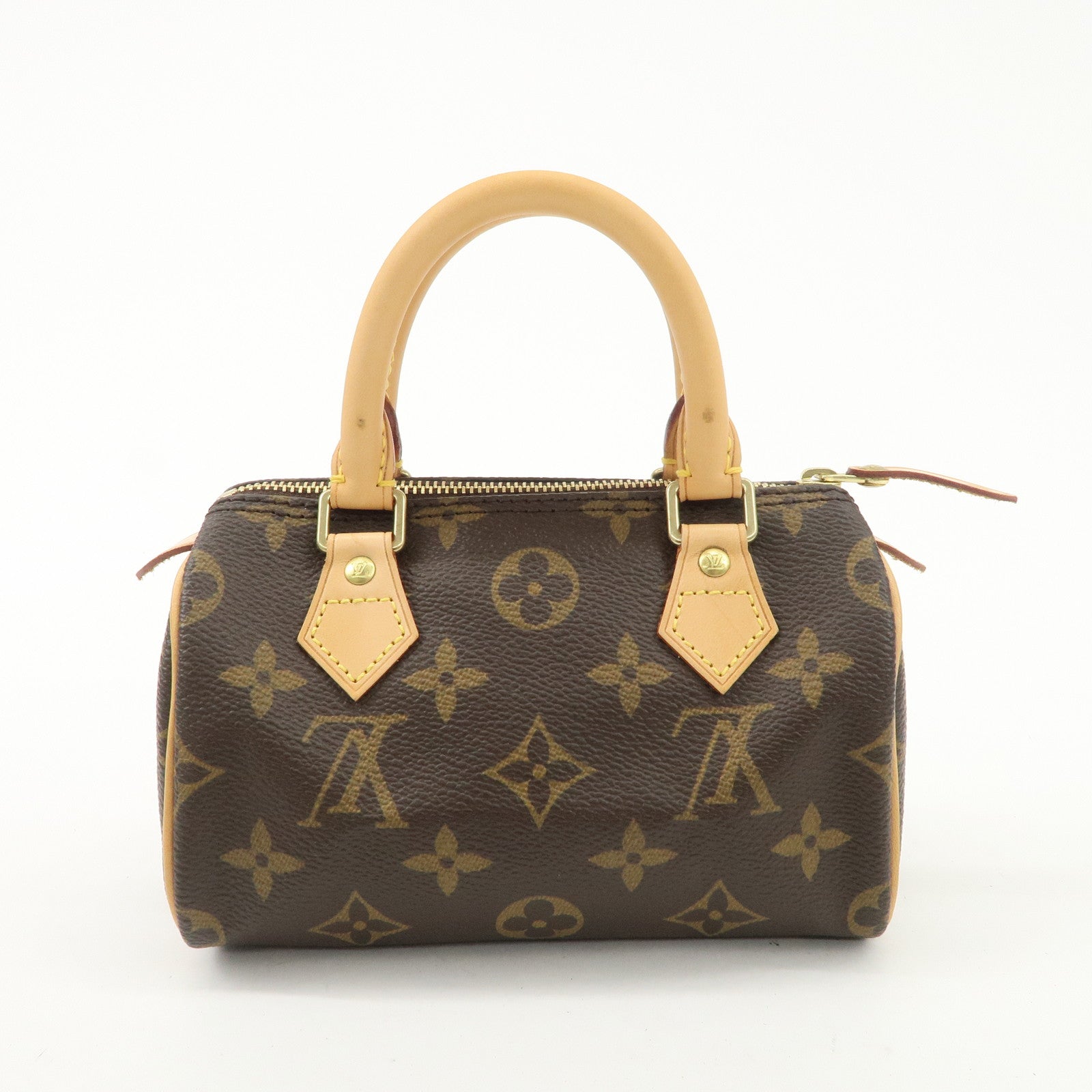 Louis Vuitton Monogram Mini Speedy Hand Bag & Strap M41534 Used
