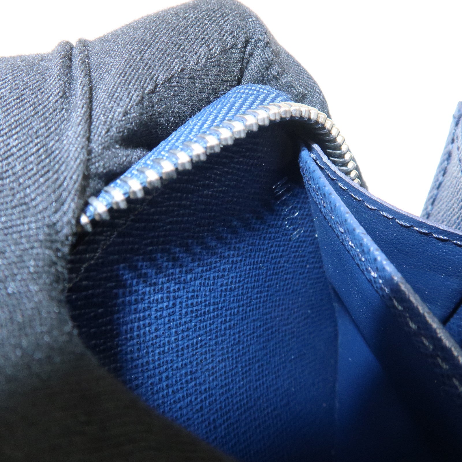 Louis Vuitton Epi leather Zippy Long Wallet Andigo Blue M61873 Used
