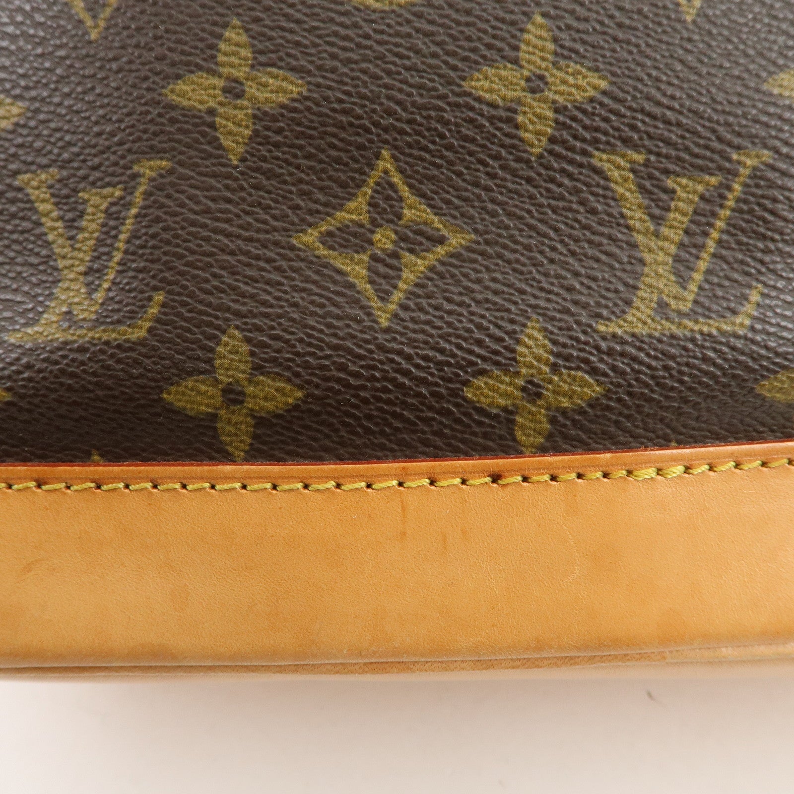 Louis Vuitton Monogram Canvas Alma Hand Bag Brown M51130