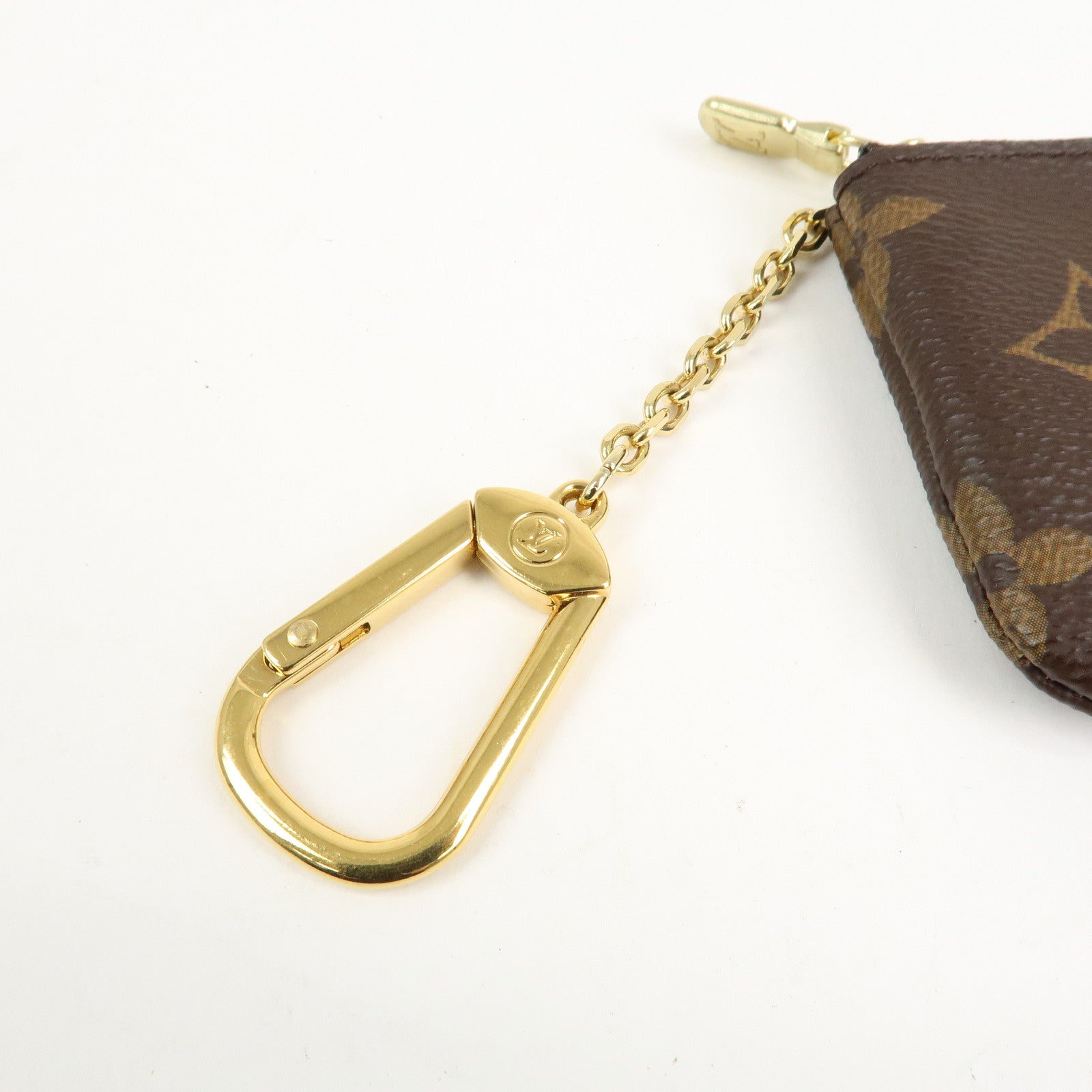 Louis Vuitton Monogram Pochette Cles Coin Case Key Case M62650