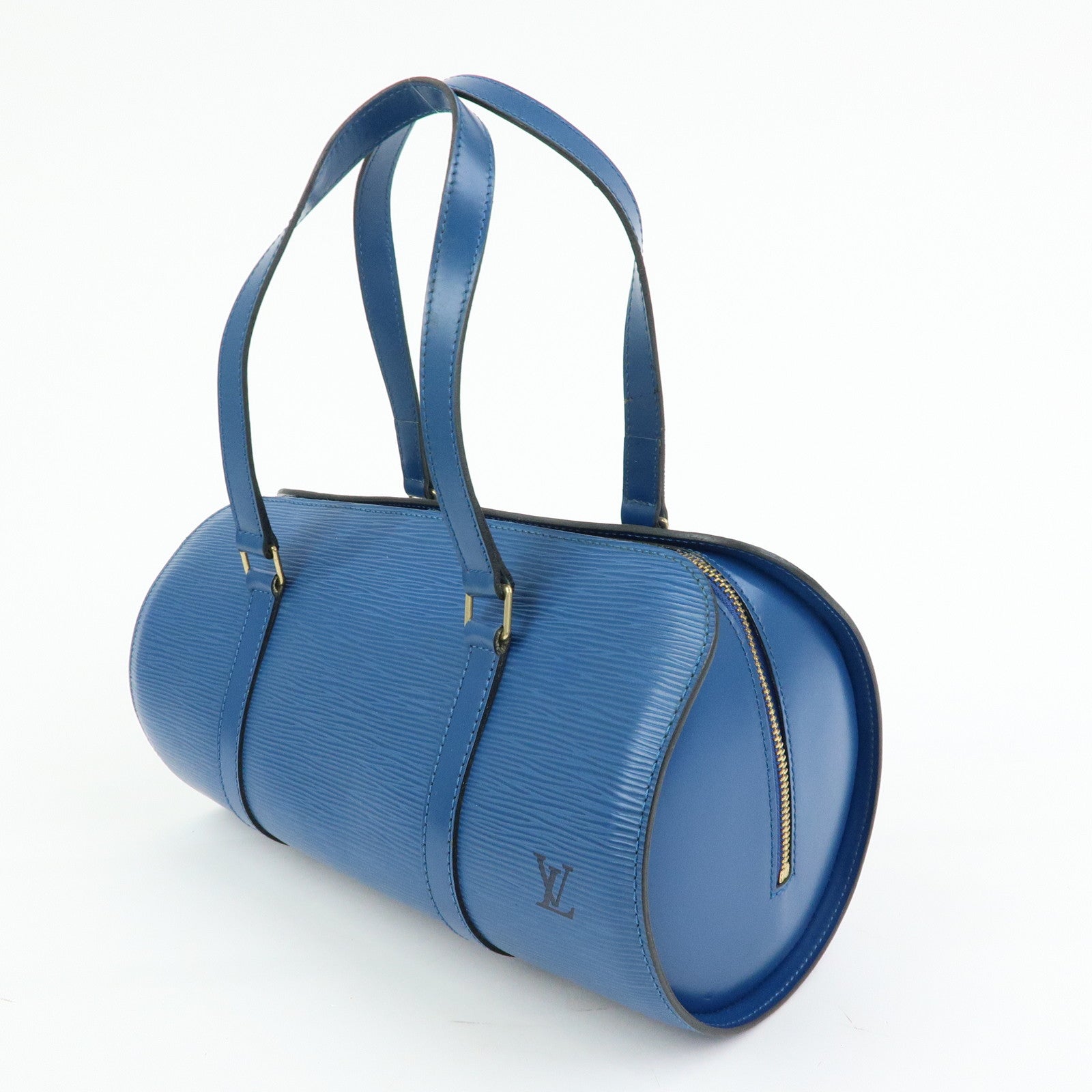 Louis Vuitton Epi Soufflot Shoulder Bag Hand Bag Toledo Blue M52225
