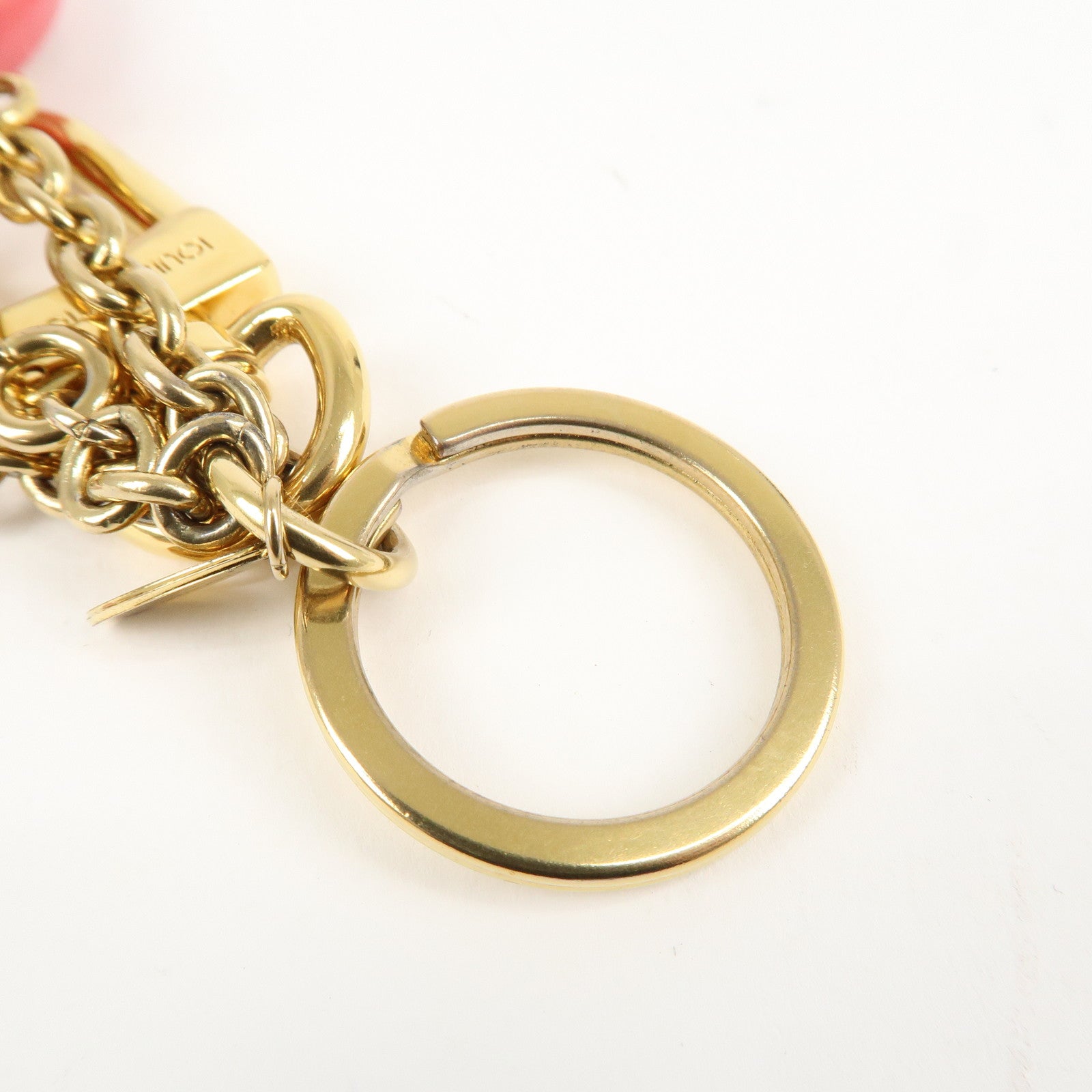 Louis Vuitton Porte Cles Color Line Charm Key Ring M64525 Used