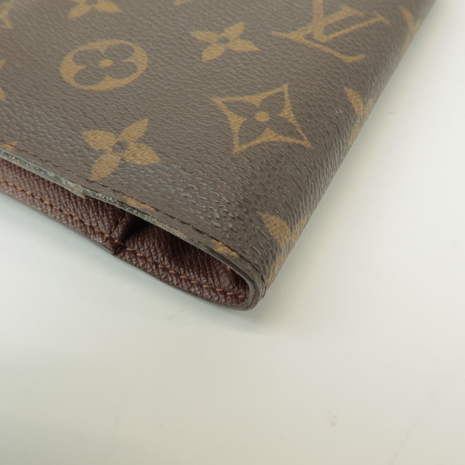 Louis Vuitton Monogram Agenda PM Planner Cover Brown R20005