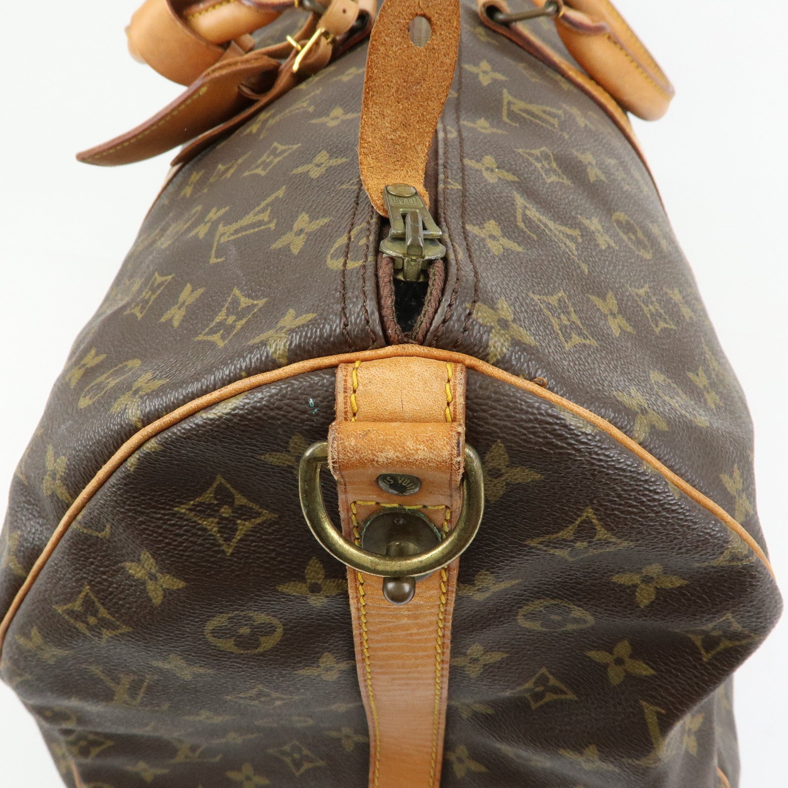 Louis Vuitton Monogram Keep All Bandouliere 60 Boston Bag M41412