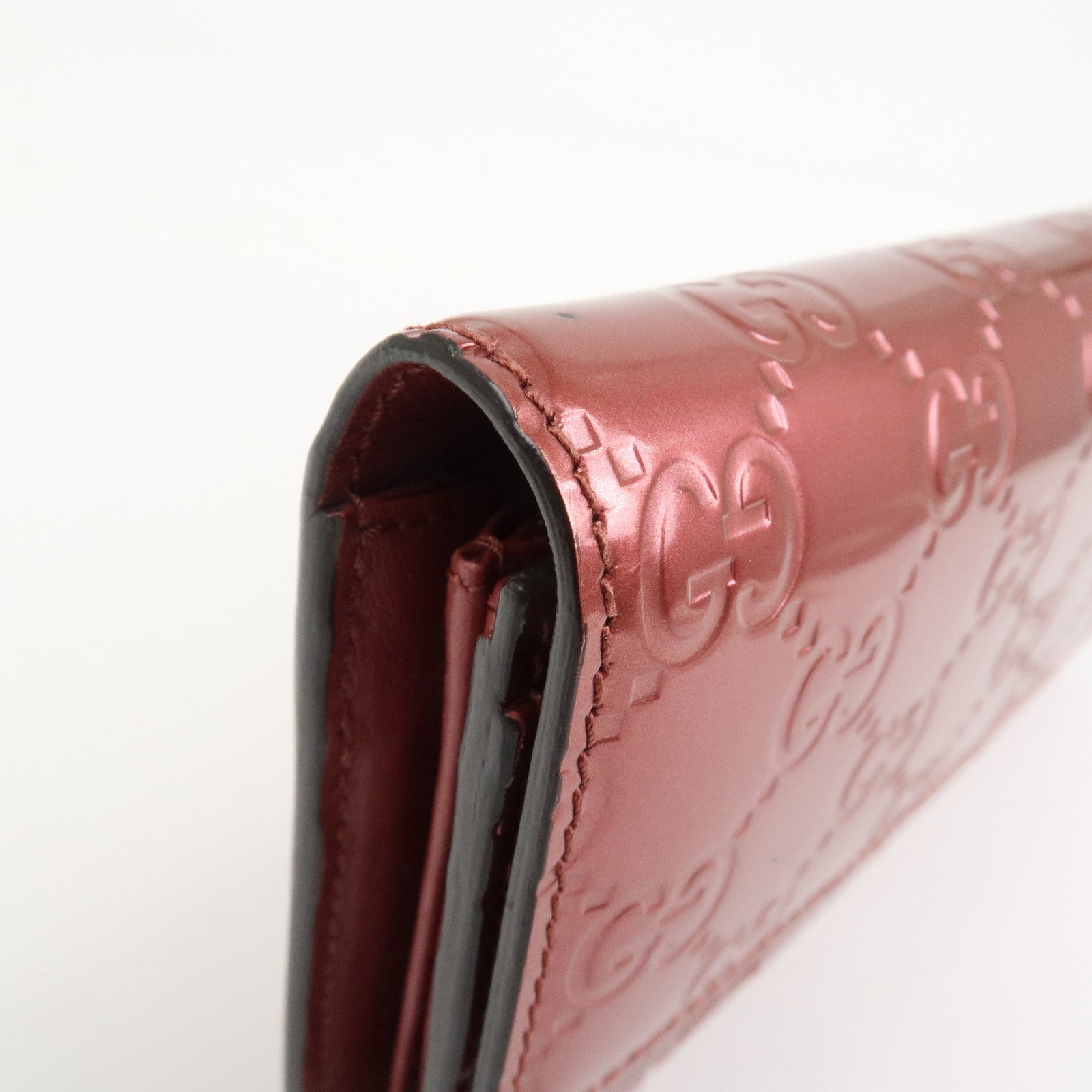 GUCCI Guccissima Interlocking G Lovely Heart Long Wallet 251861