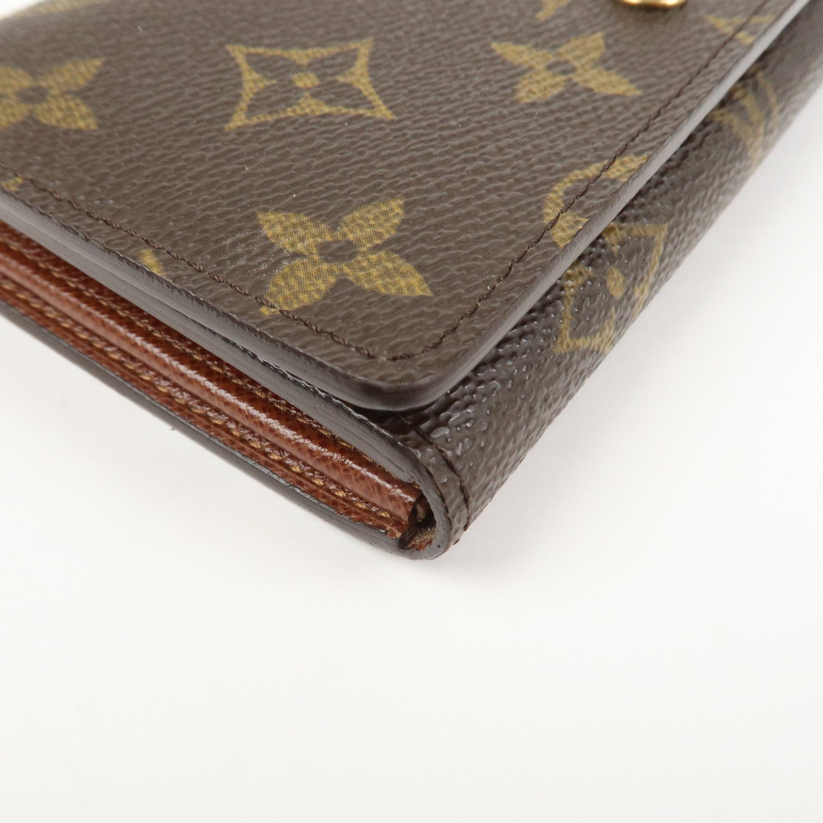Louis Vuitton Monogram Porte Monnaie Billet Tresor Wallet M61730