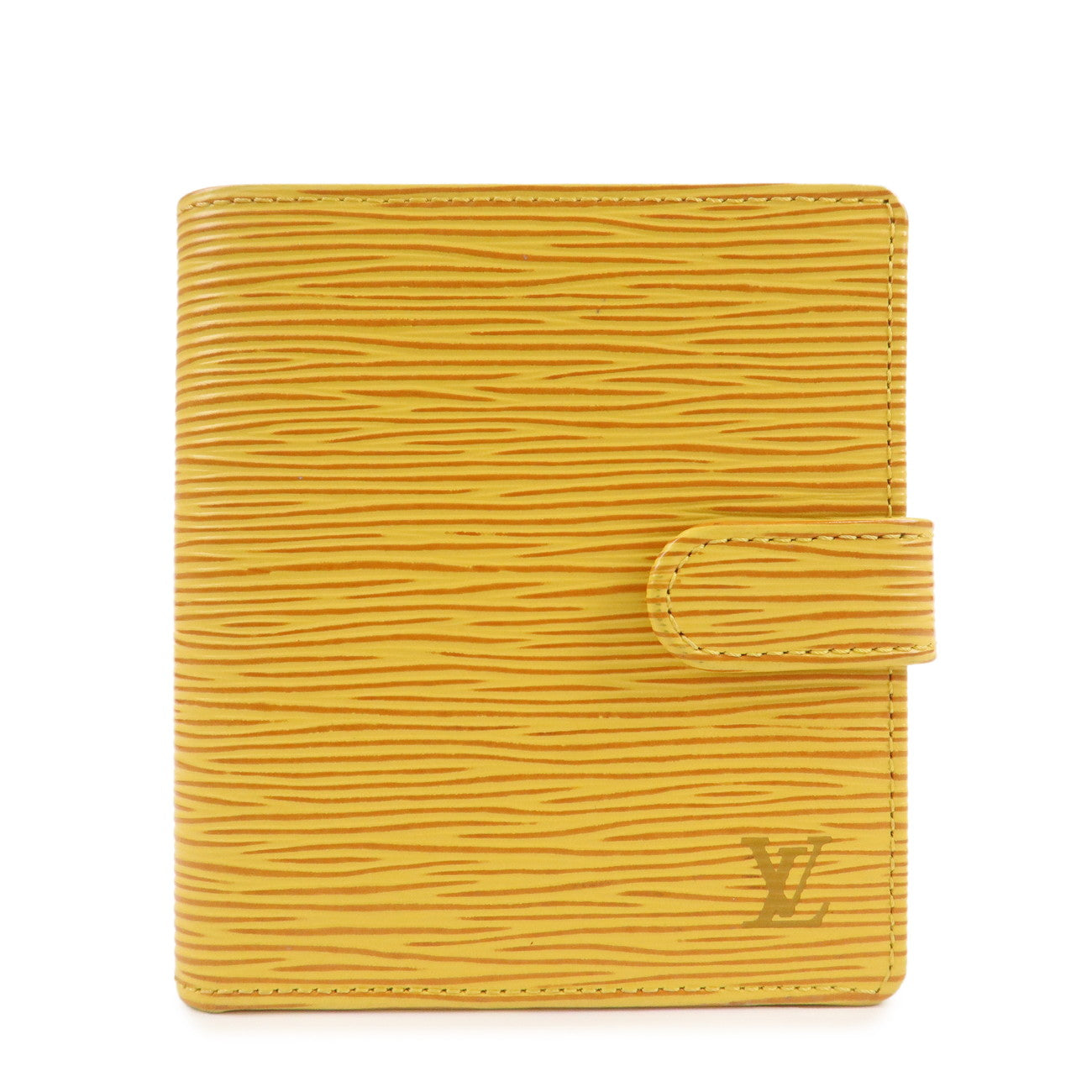 Louis Vuitton Epi Portefeuille Bié Compact Wallet Yellow M63559