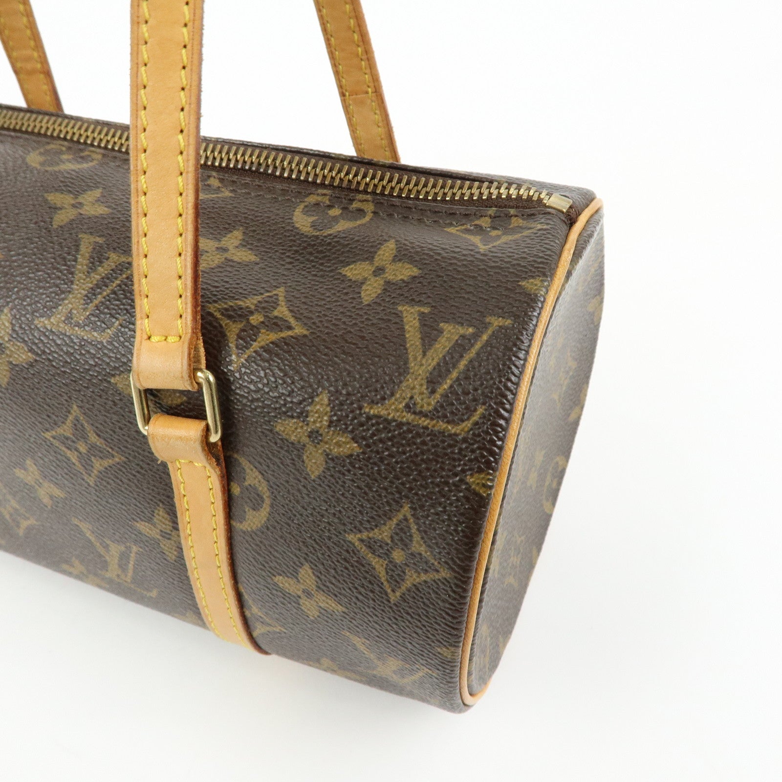Louis Vuitton Monogram Papillon 26 Hand Bag Brown M51386