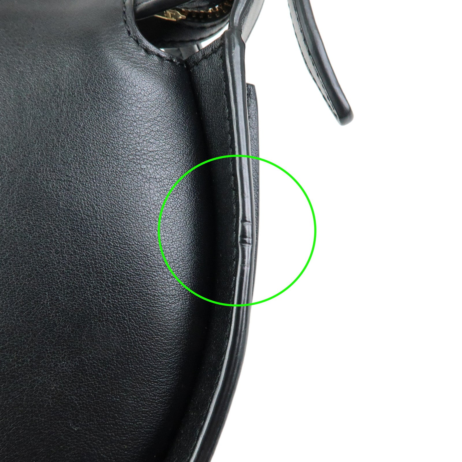TOD'S T Timeless SACCA LUNA MICRO Leather Hand Bag Black