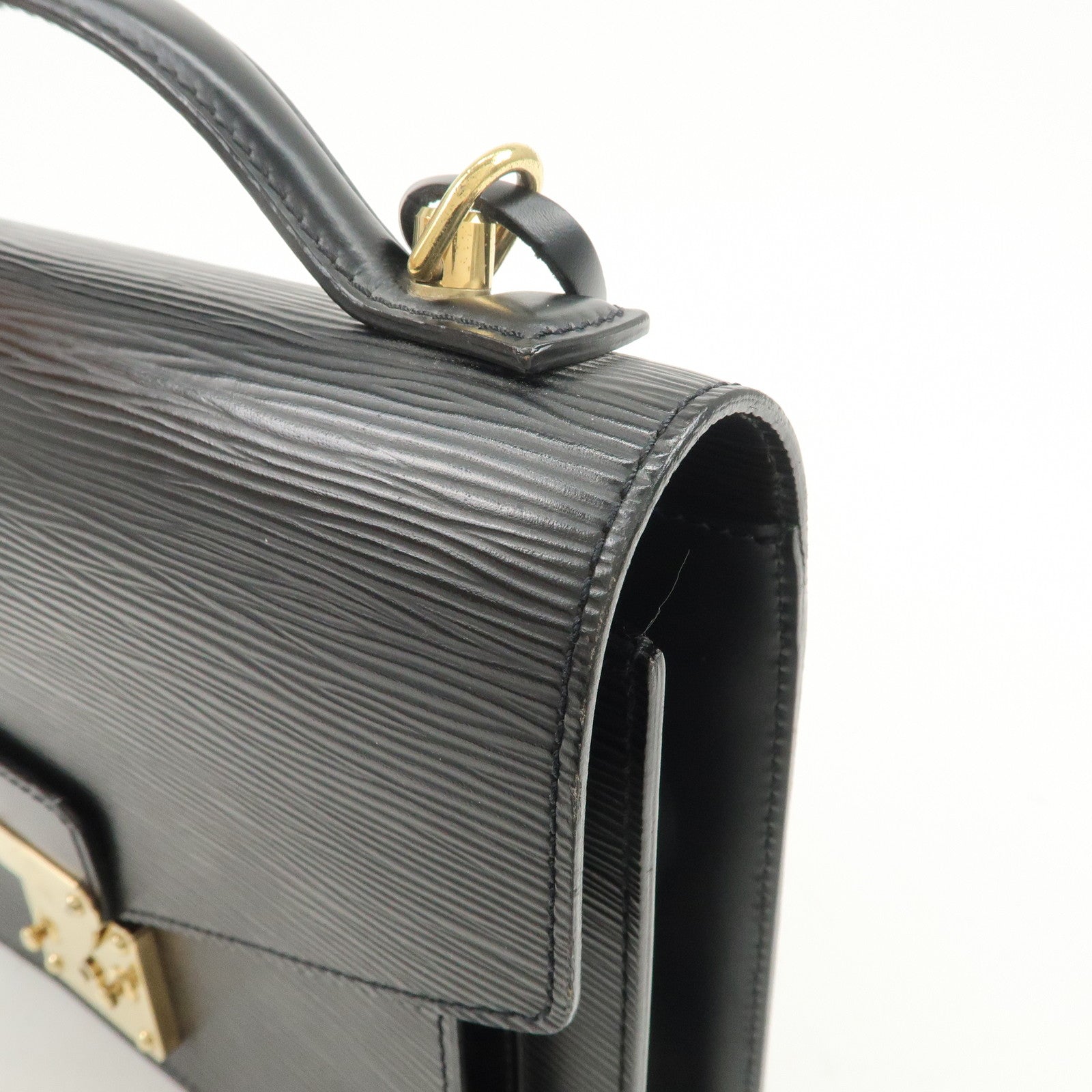 Louis Vuitton Epi Monceau 2Way Shoulder Bag Hand Bag Noir M52122