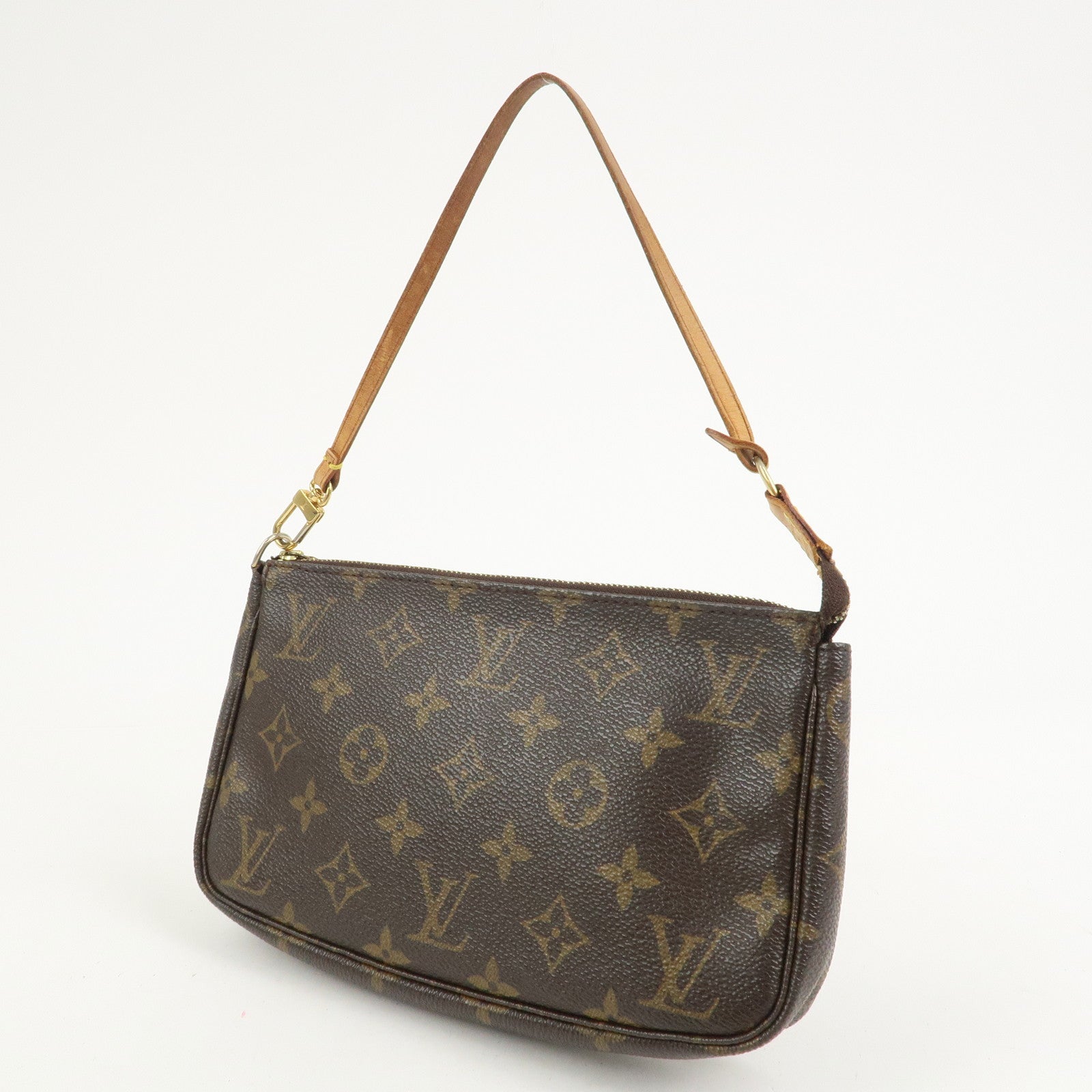 Louis Vuitton Monogram Pochette Accessoires Pouch Hand Bag M51980